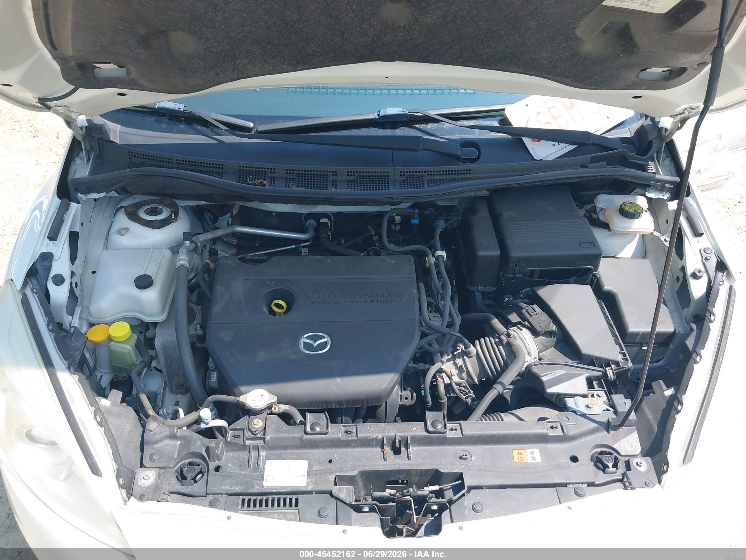 2014 Mazda Mazda5 Touring White vin: JM1CW2CL6E0164910