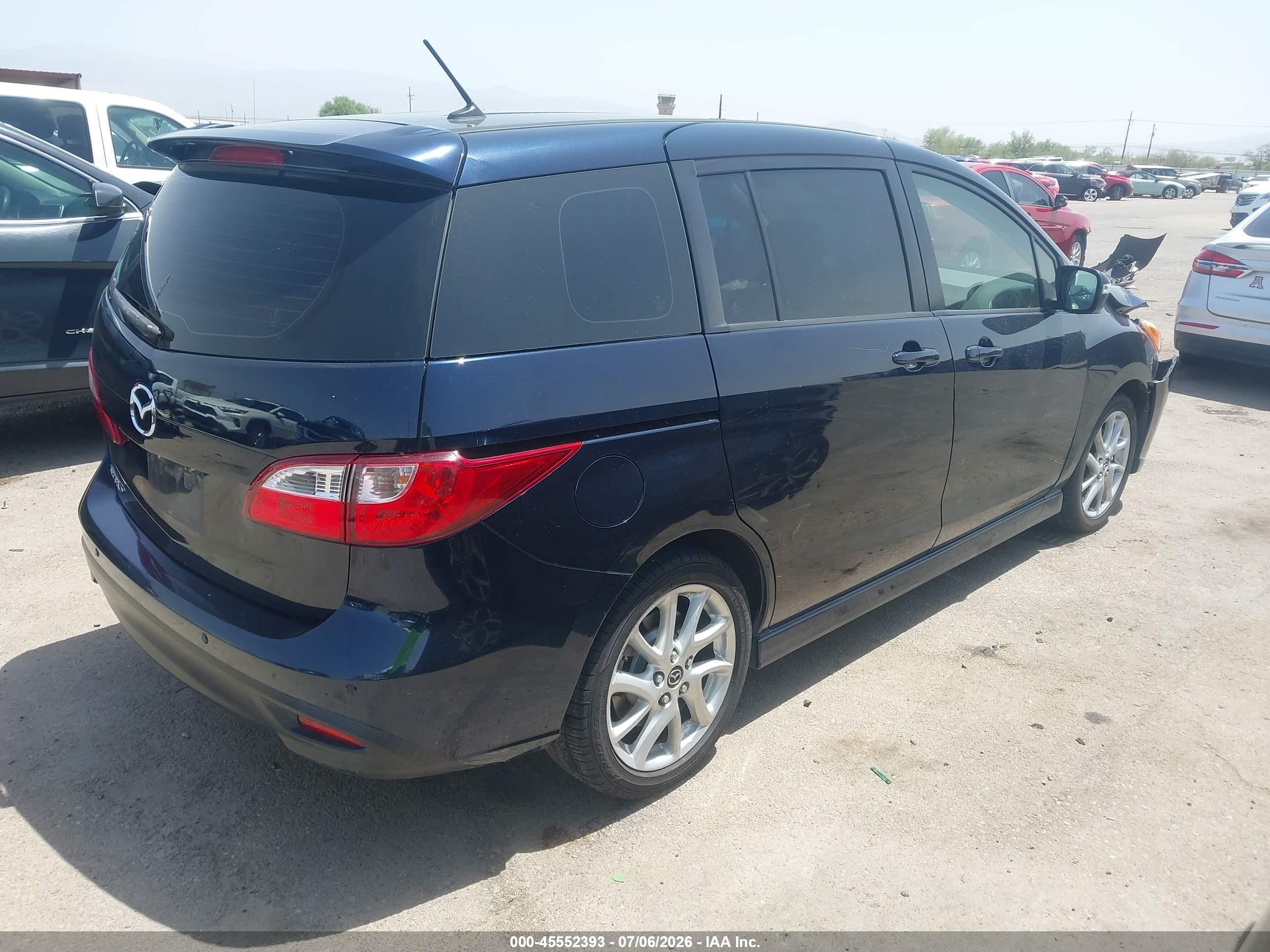 2015 Mazda Mazda5 Touring Dark Blue vin: JM1CW2CL6F0180557