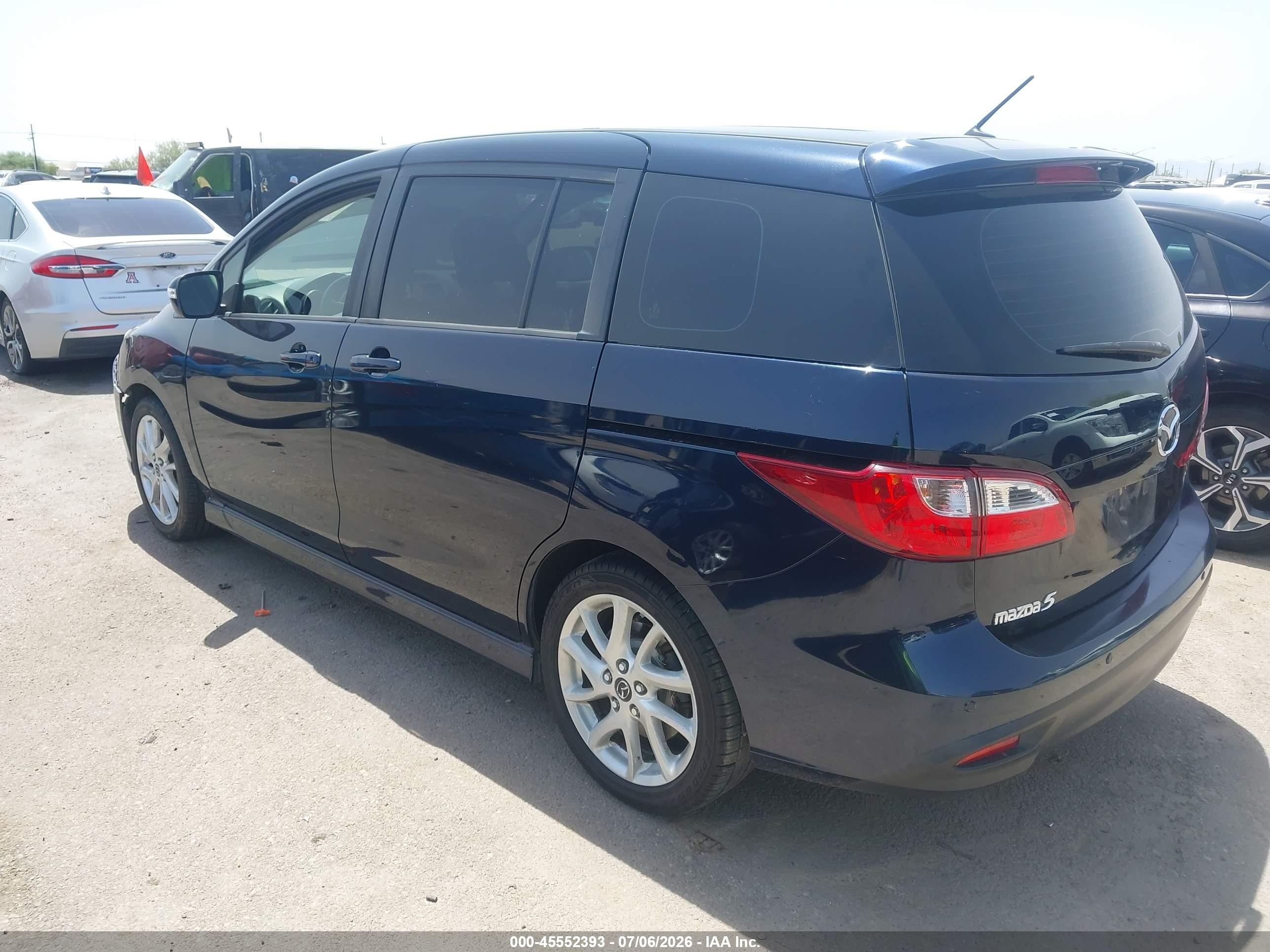2015 Mazda Mazda5 Touring Dark Blue vin: JM1CW2CL6F0180557