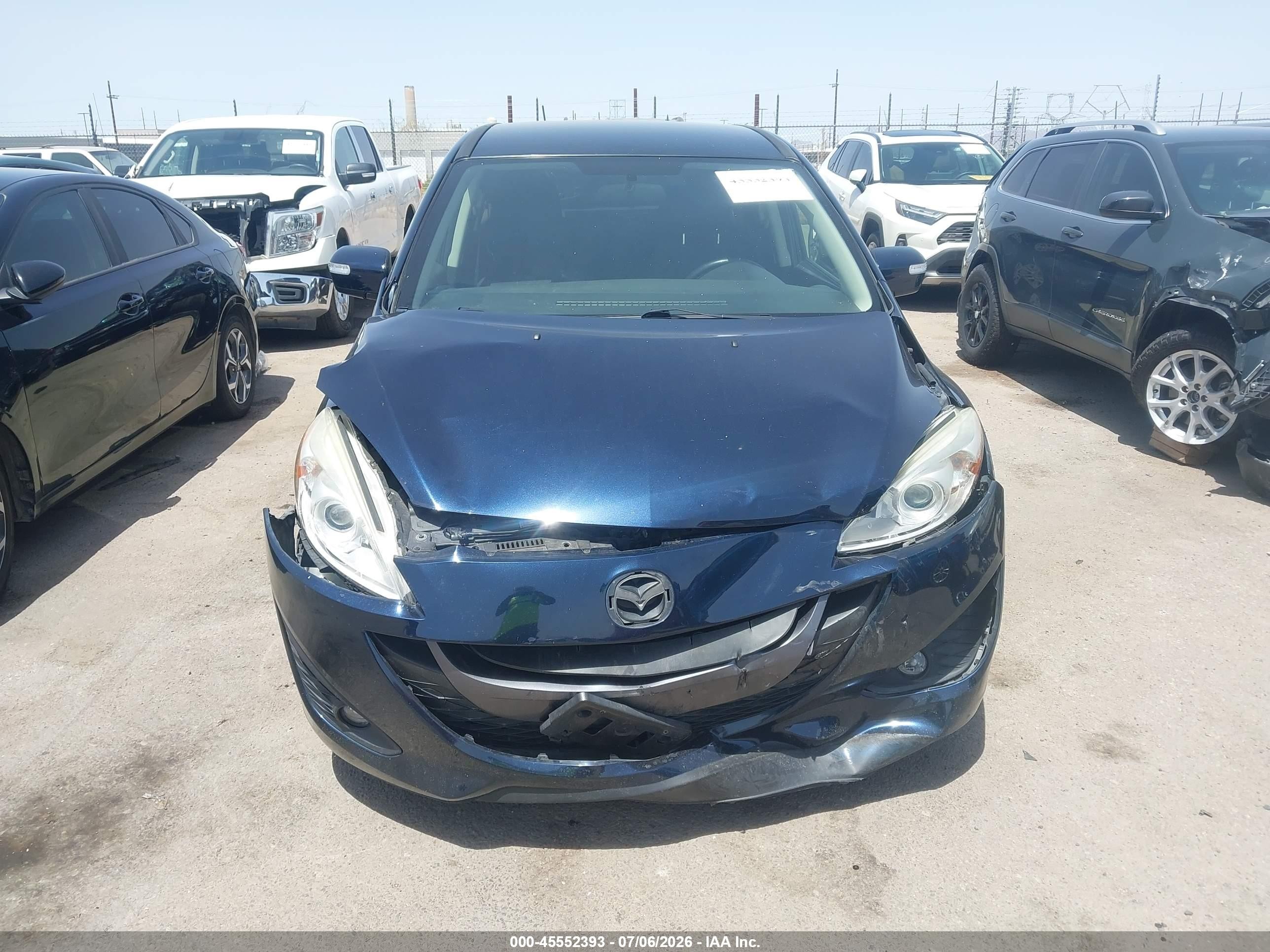 2015 Mazda Mazda5 Touring Dark Blue vin: JM1CW2CL6F0180557