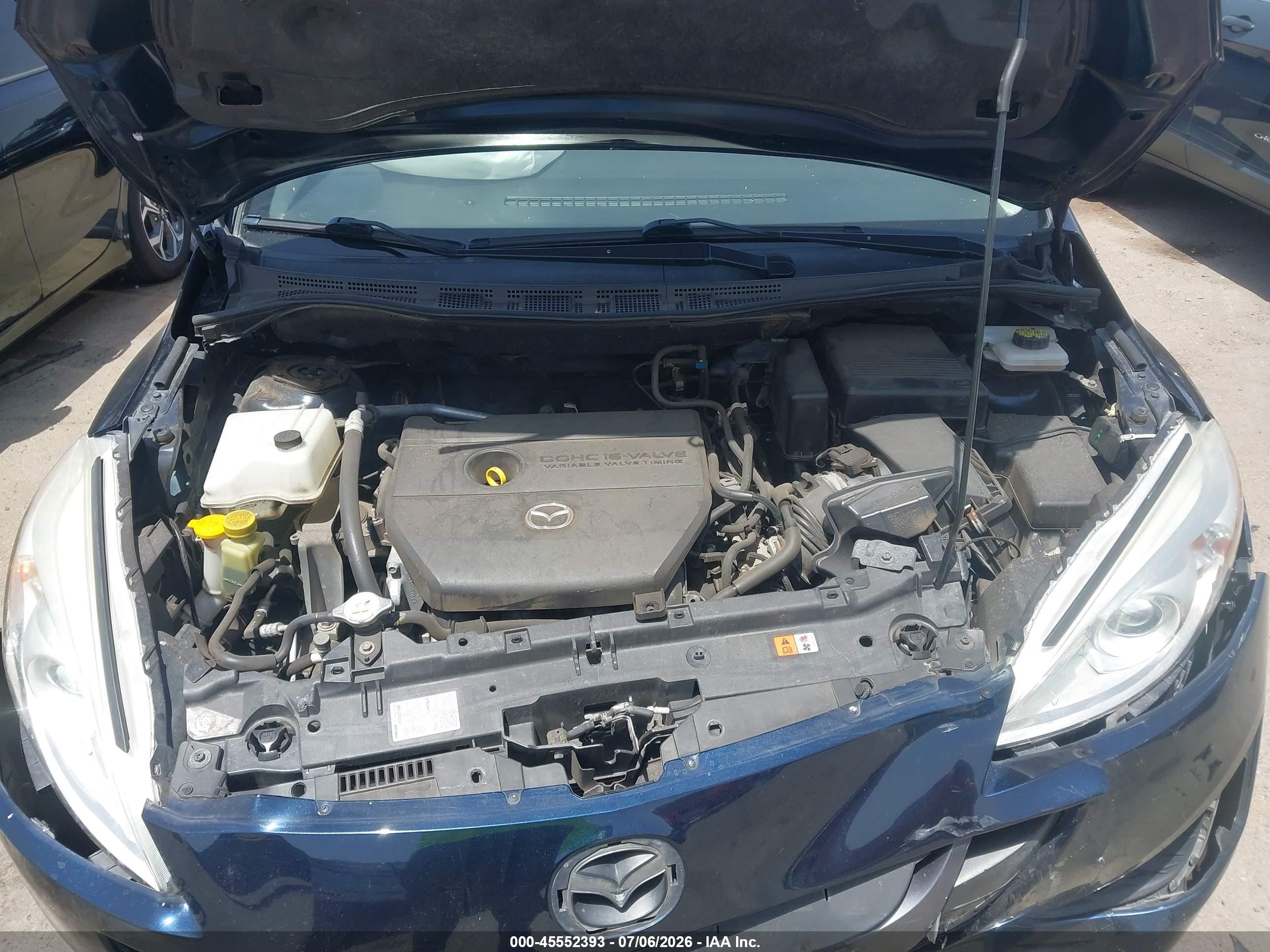 2015 Mazda Mazda5 Touring Dark Blue vin: JM1CW2CL6F0180557