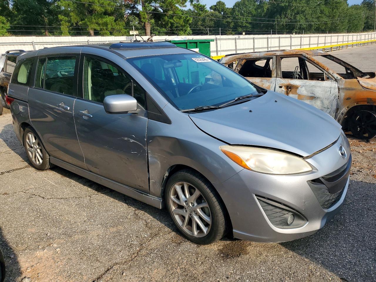 2012 Mazda 5 Gray vin: JM1CW2CL7C0103935