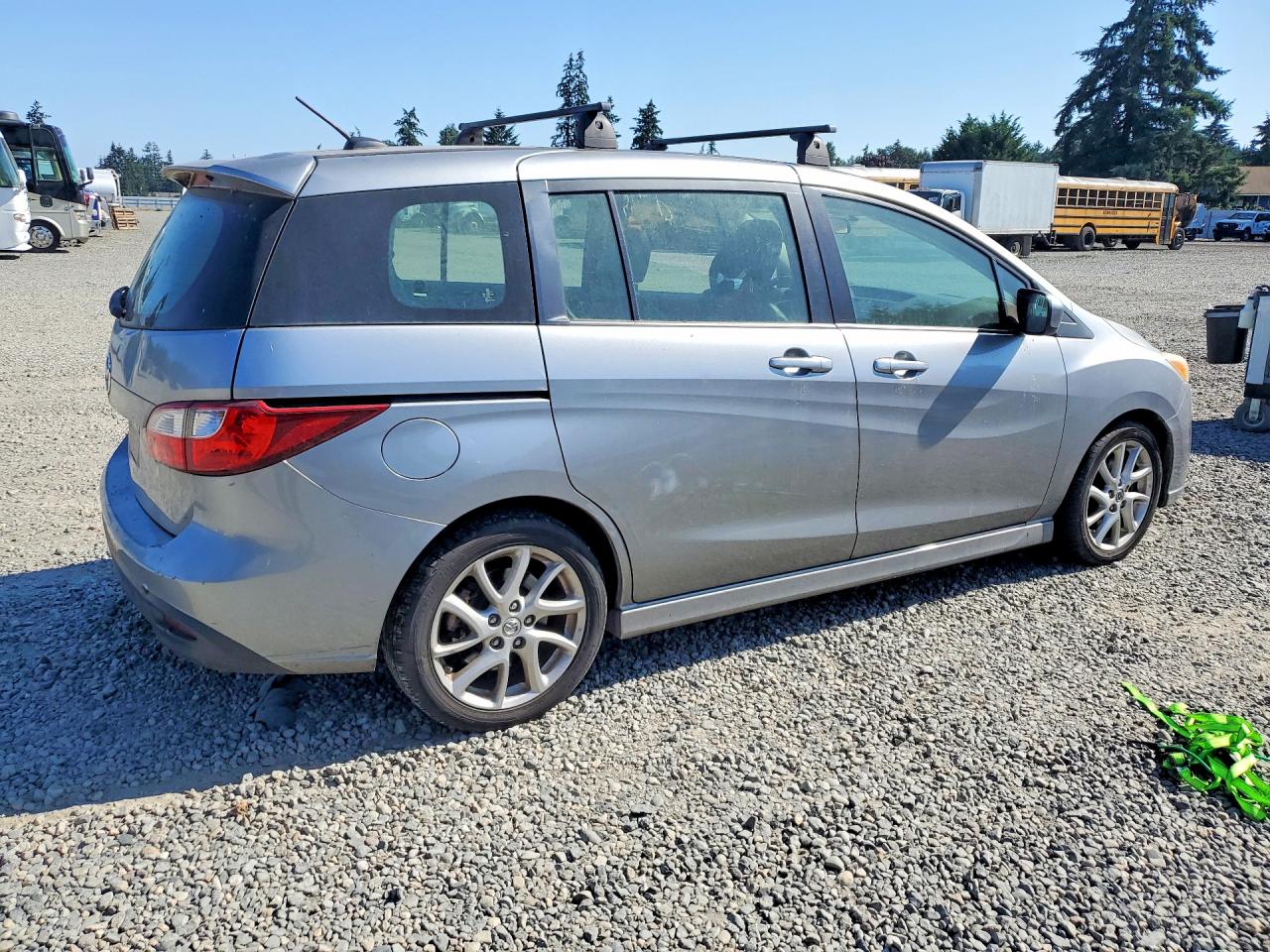 2012 Mazda 5 Silver vin: JM1CW2CL7C0111128