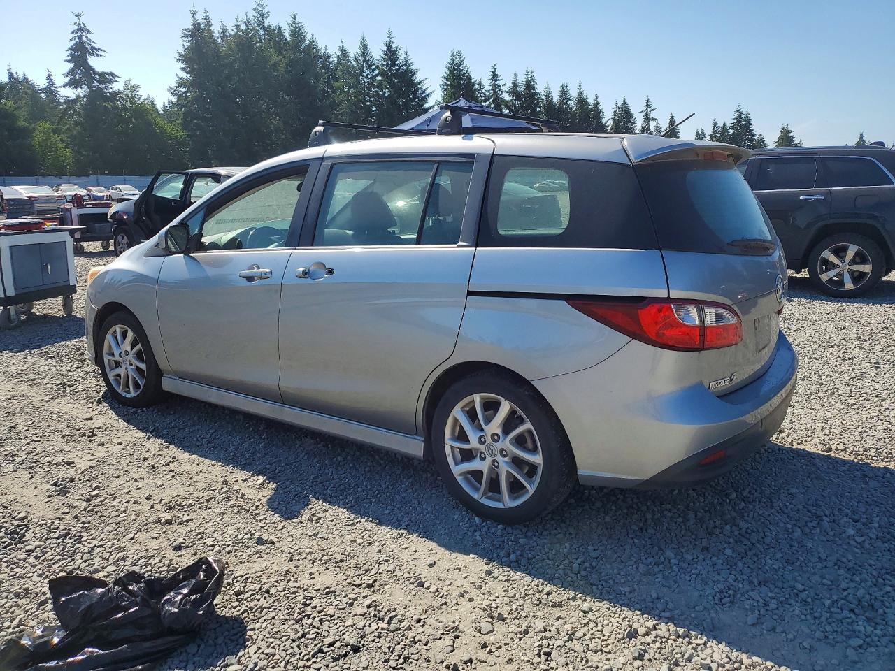 2012 Mazda 5 Silver vin: JM1CW2CL7C0111128