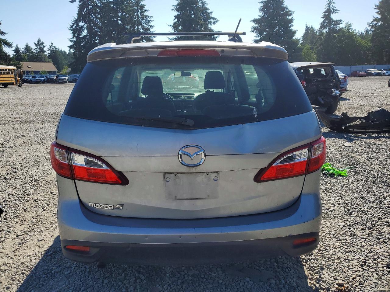 2012 Mazda 5 Silver vin: JM1CW2CL7C0111128