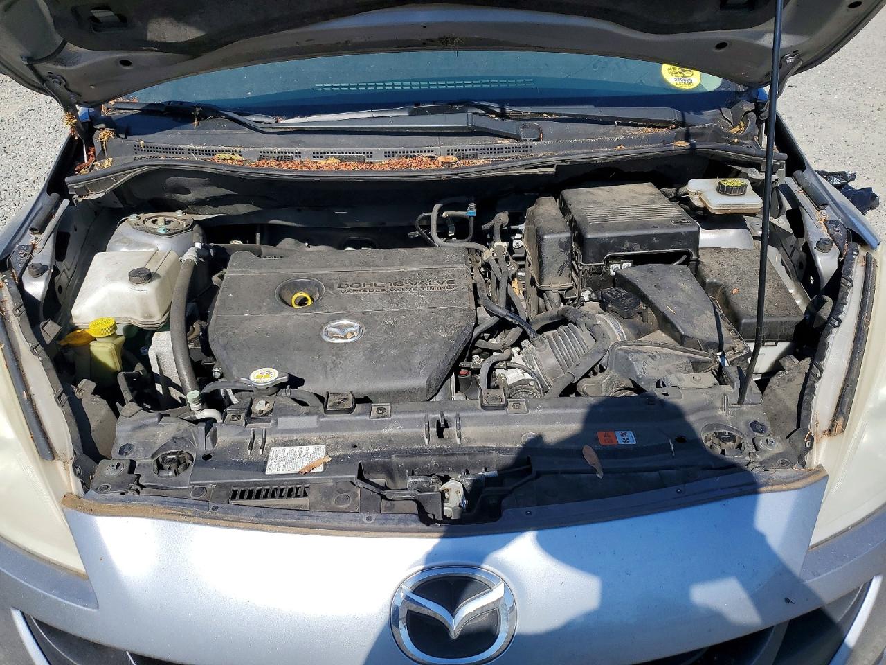 2012 Mazda 5 Silver vin: JM1CW2CL7C0111128