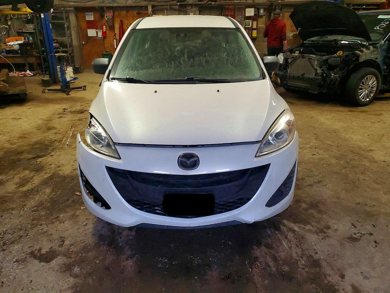 2012 Mazda 5 White vin: JM1CW2CL7C0127684