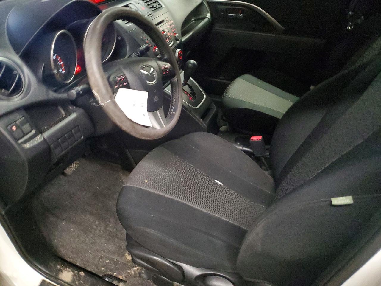 2012 Mazda 5 White vin: JM1CW2CL7C0127684