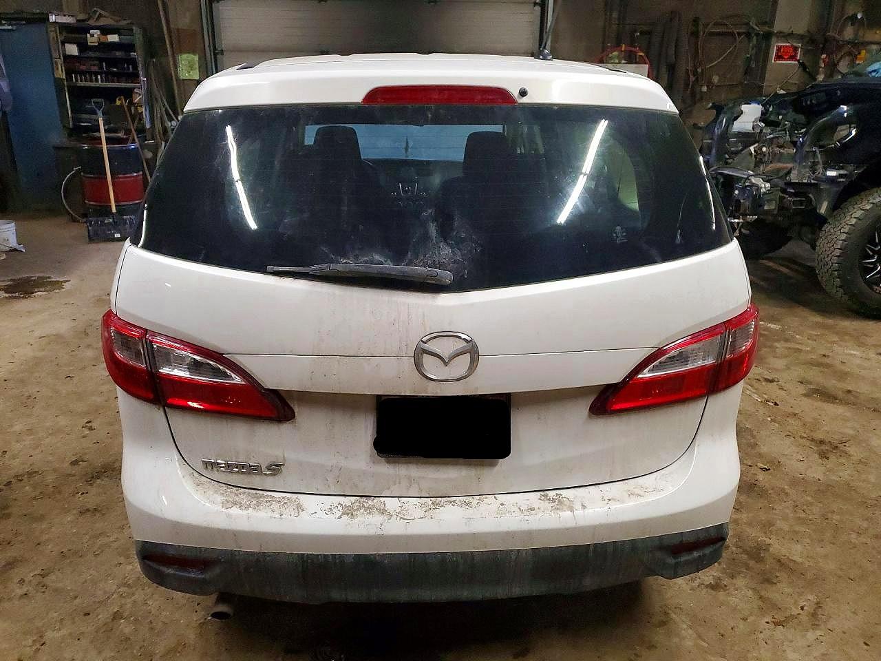 2012 Mazda 5 White vin: JM1CW2CL7C0127684