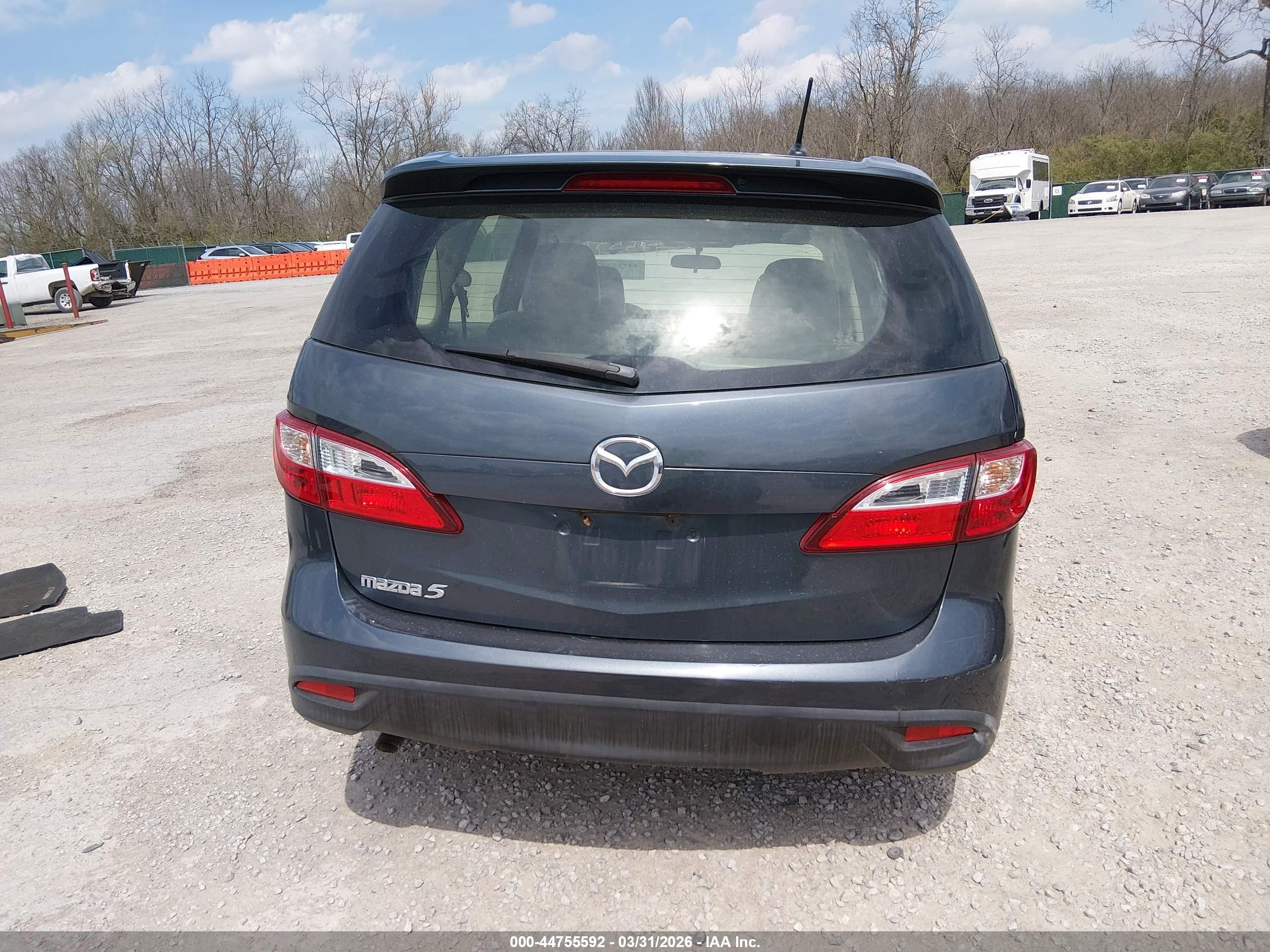 2012 Mazda Mazda5 Touring Blue vin: JM1CW2CL7C0128494