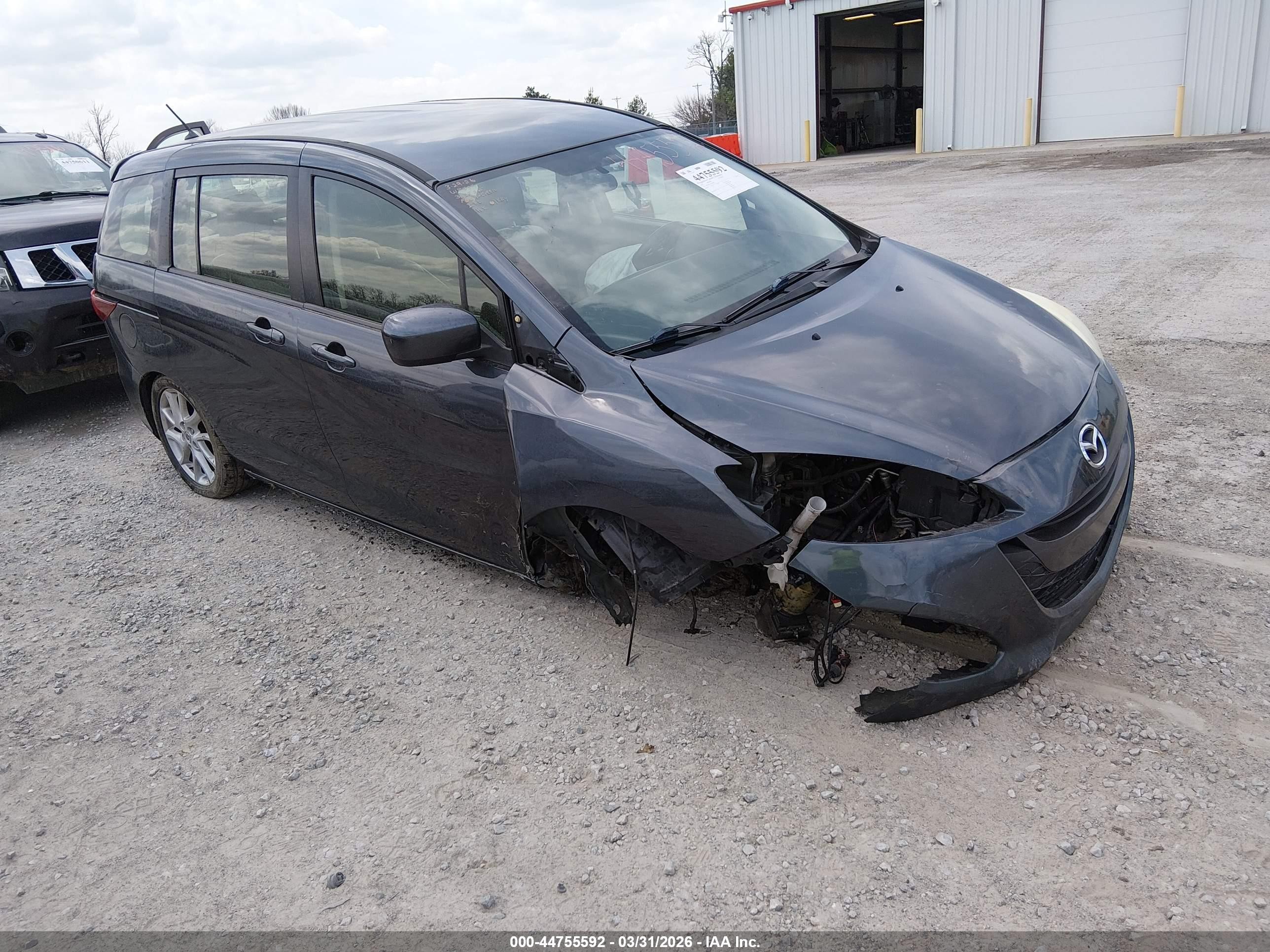 2012 Mazda Mazda5 Touring Синий vin: JM1CW2CL7C0128494