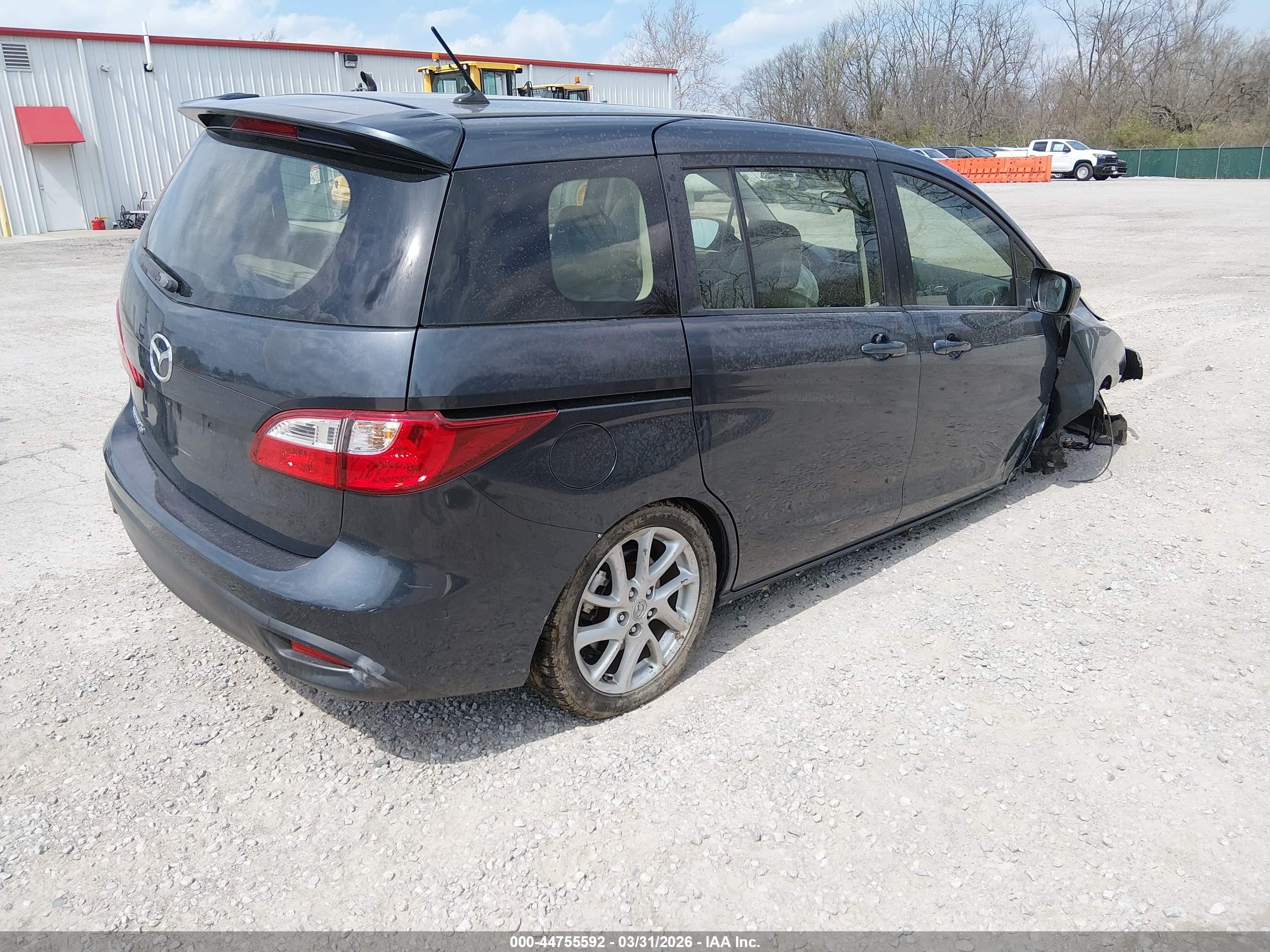 2012 Mazda Mazda5 Touring Blue vin: JM1CW2CL7C0128494
