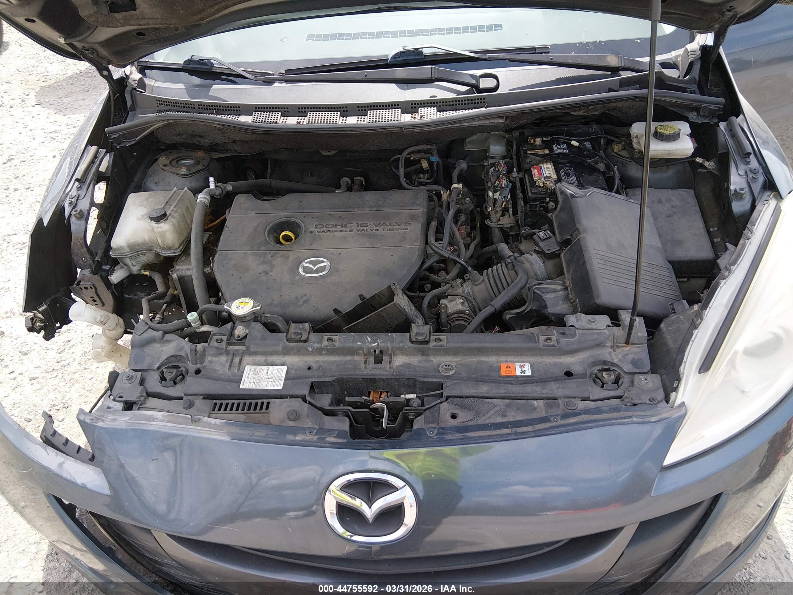 2012 Mazda Mazda5 Touring Blue vin: JM1CW2CL7C0128494