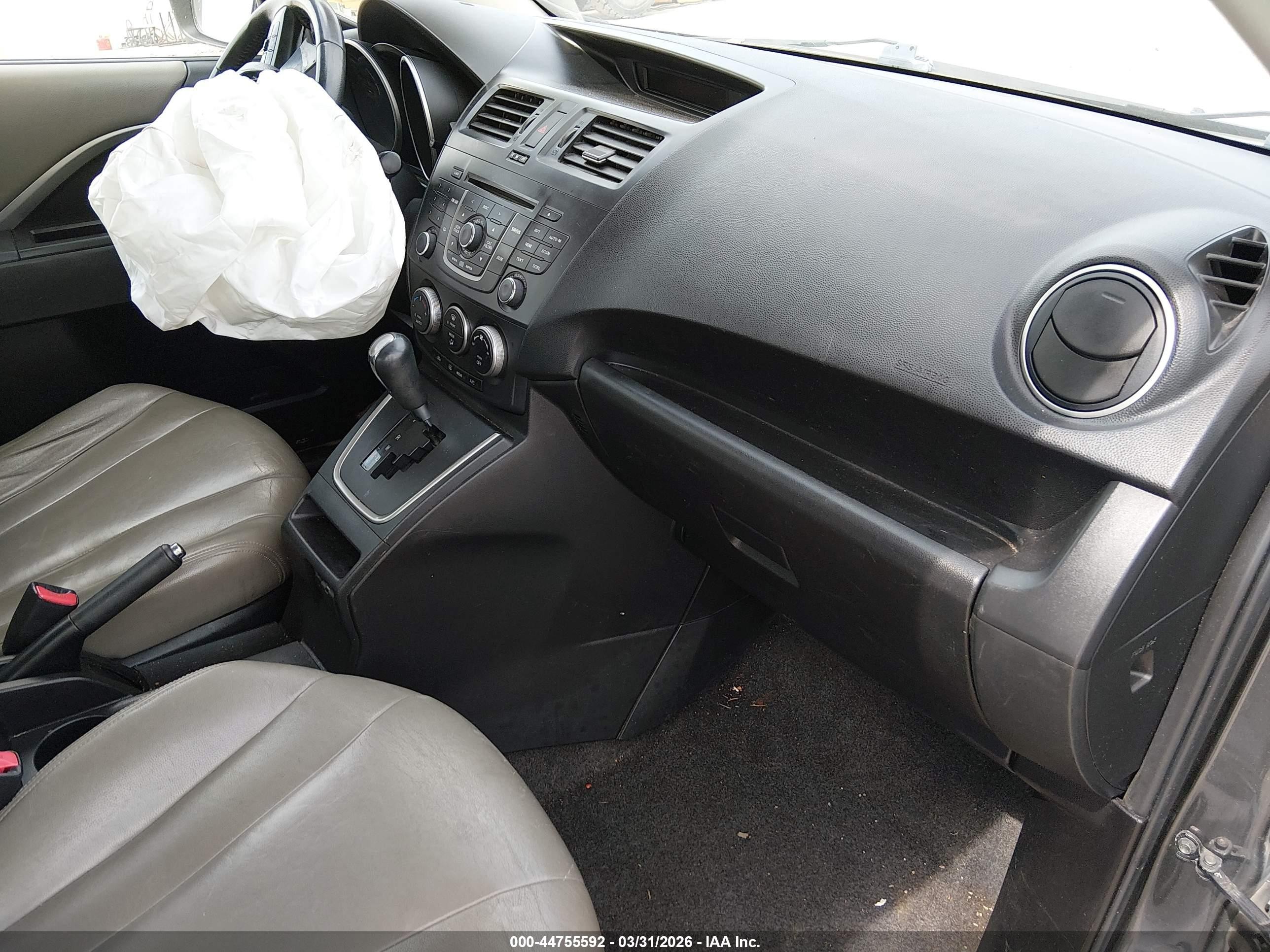 2012 Mazda Mazda5 Touring Blue vin: JM1CW2CL7C0128494