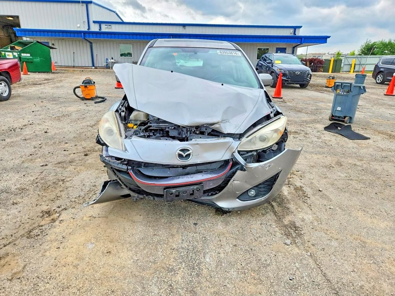 2012 Mazda 5 Silver vin: JM1CW2CL7C0137826