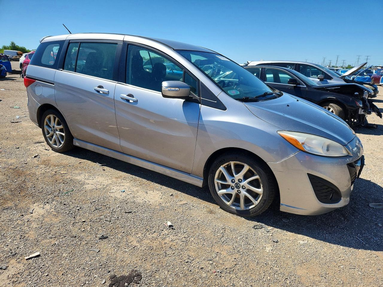 2015 Mazda 5 Touring Silver vin: JM1CW2CL7F0189106