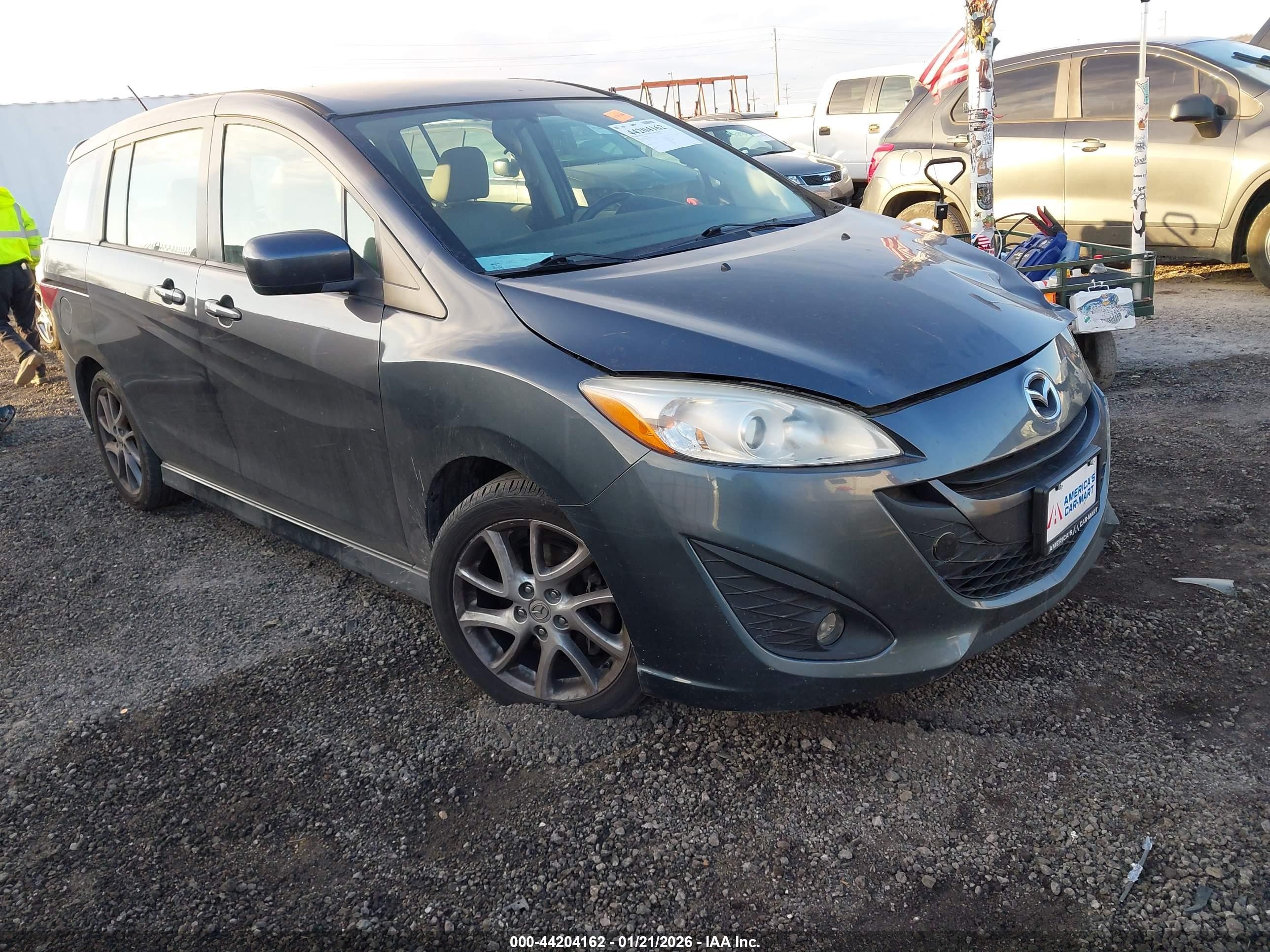 2012 Mazda Mazda5 Touring Gray vin: JM1CW2CL8C0139858