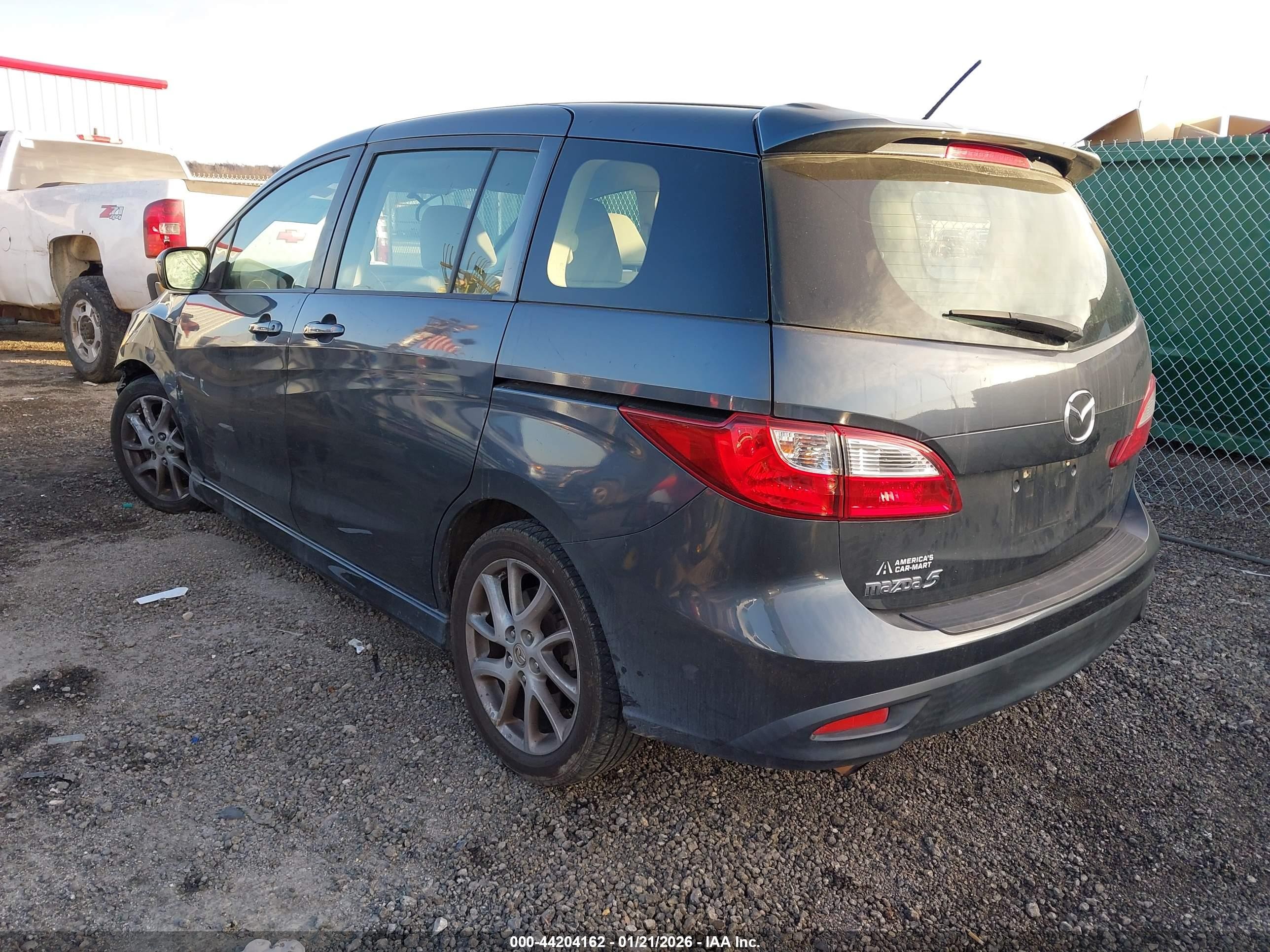 2012 Mazda Mazda5 Touring Gray vin: JM1CW2CL8C0139858