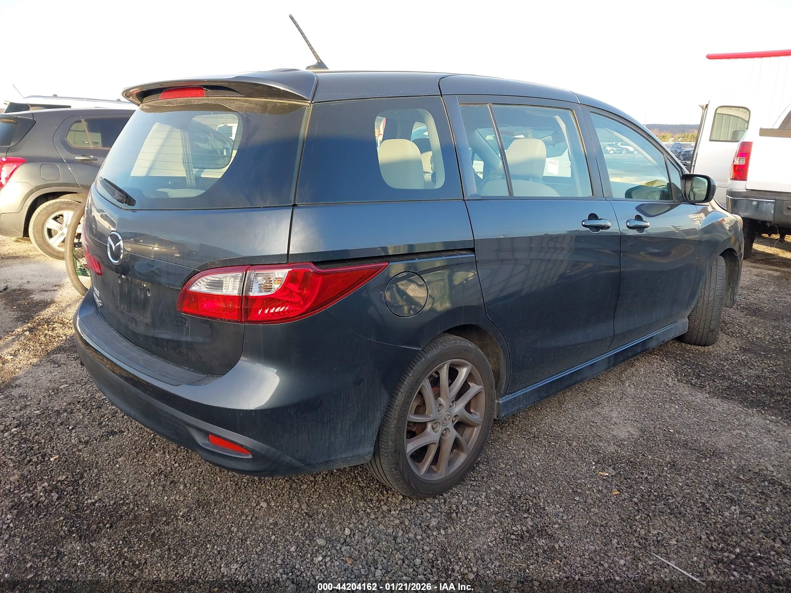 2012 Mazda Mazda5 Touring Gray vin: JM1CW2CL8C0139858