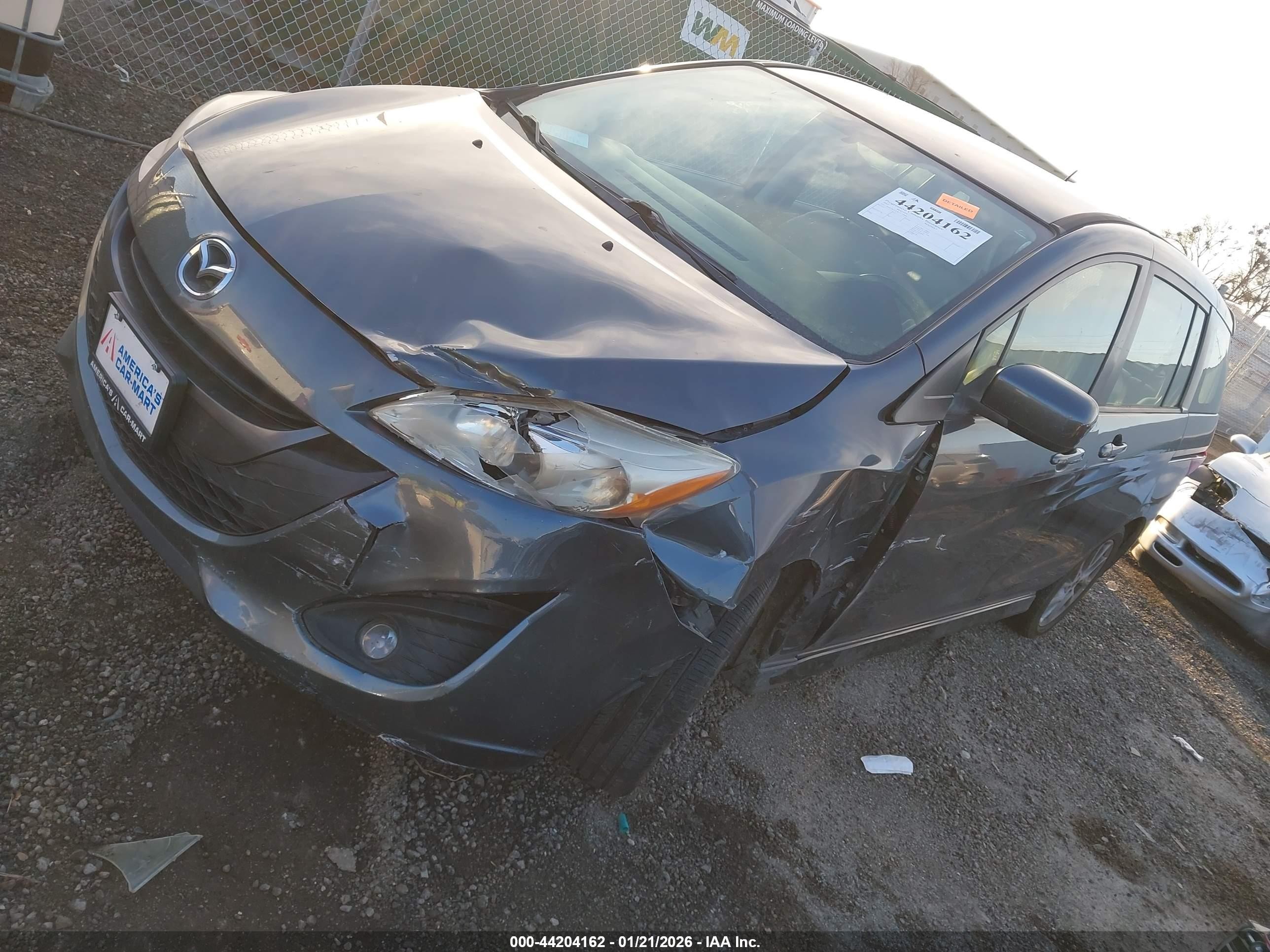2012 Mazda Mazda5 Touring Gray vin: JM1CW2CL8C0139858