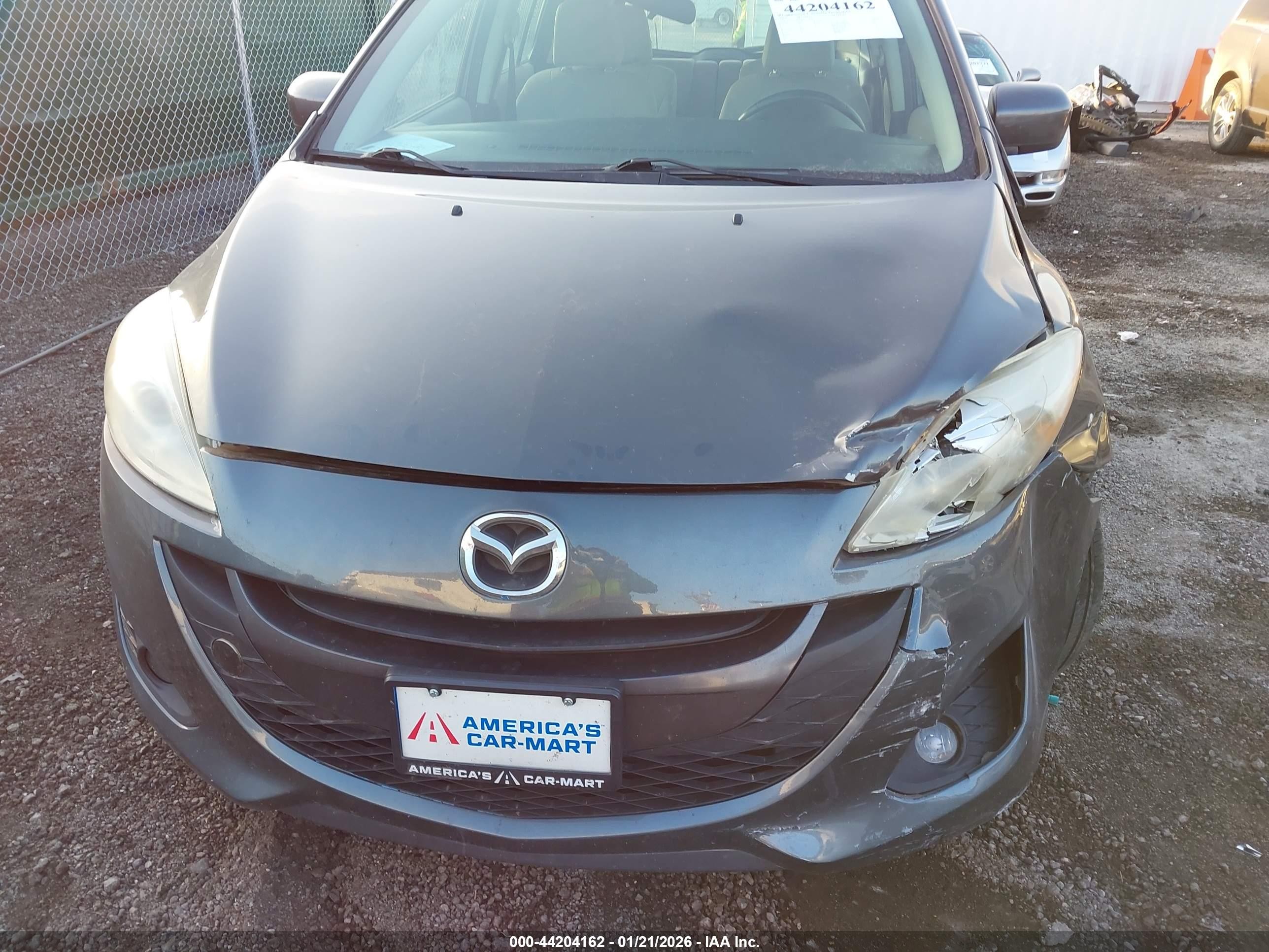 2012 Mazda Mazda5 Touring Gray vin: JM1CW2CL8C0139858