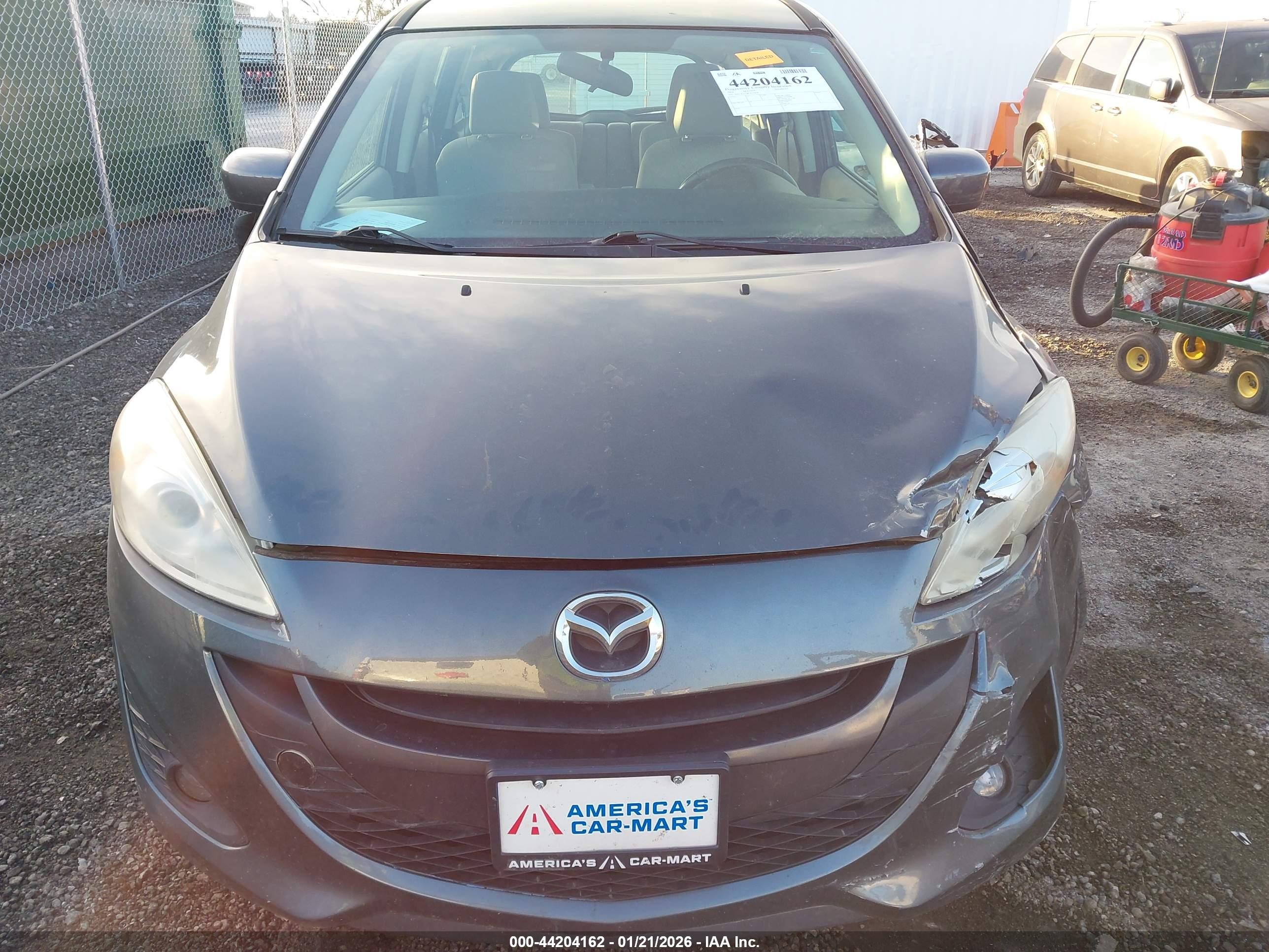 2012 Mazda Mazda5 Touring Gray vin: JM1CW2CL8C0139858
