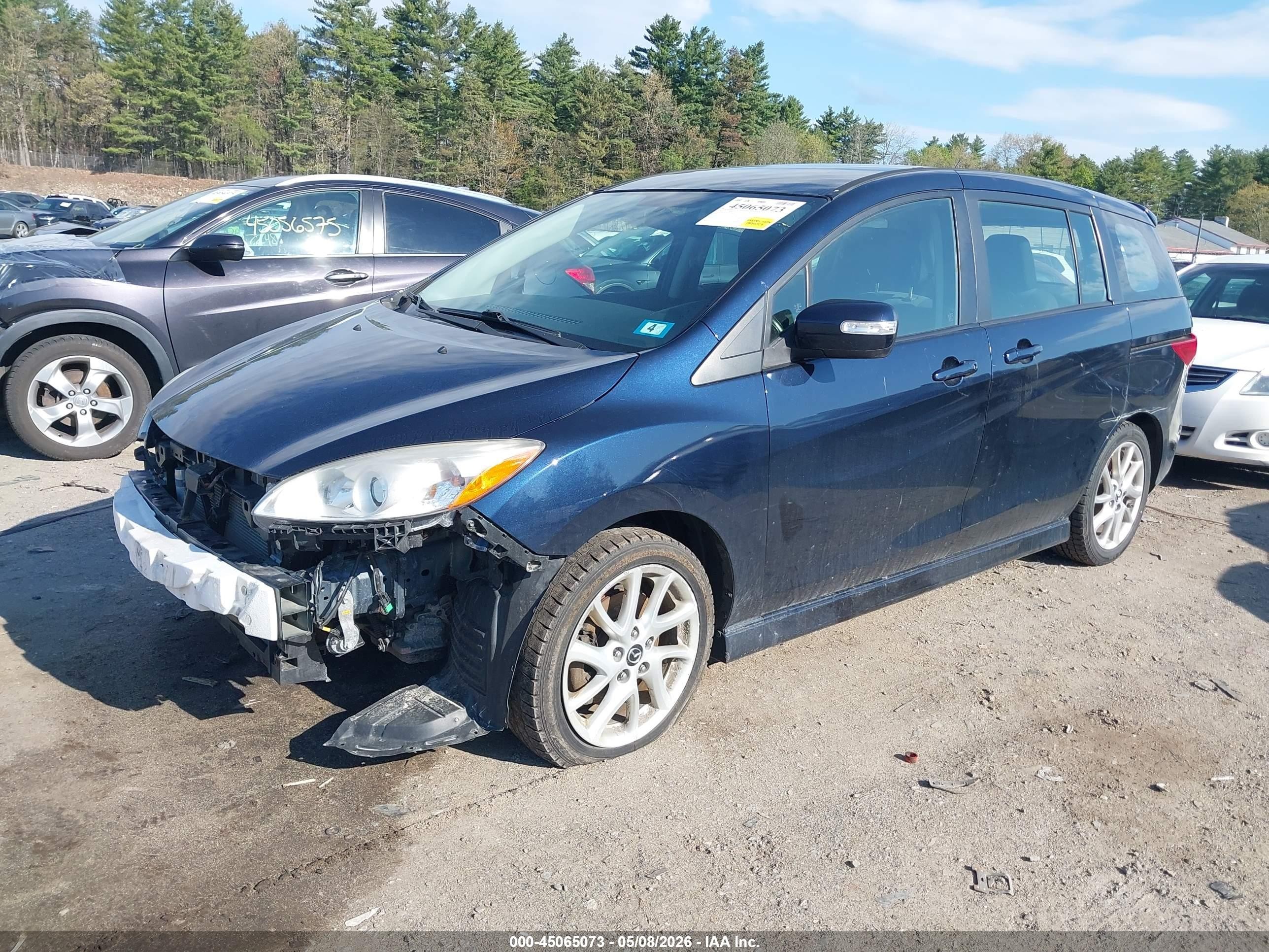 2015 Mazda Mazda5 Touring Navy vin: JM1CW2CL8F0182469