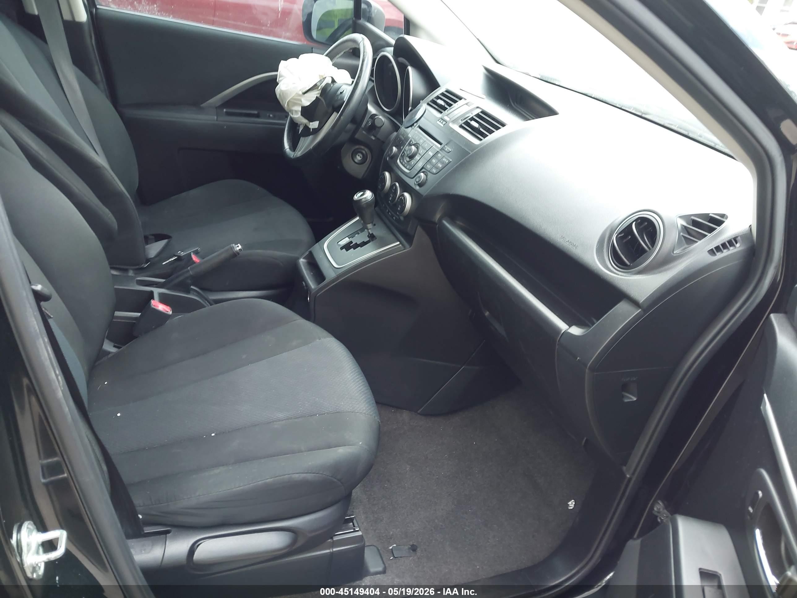 2015 Mazda Mazda5 Touring Black vin: JM1CW2CL8F0182875