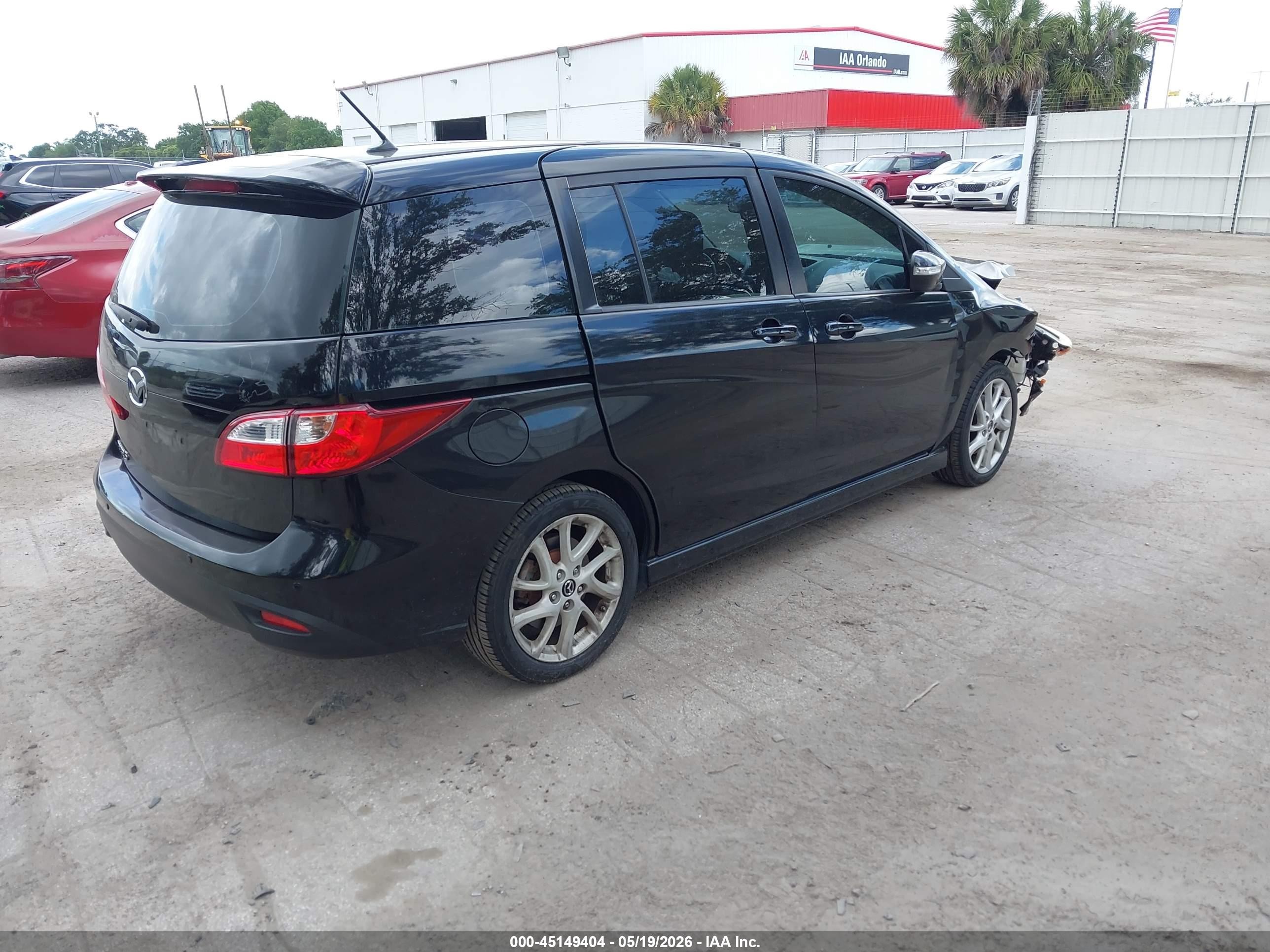 2015 Mazda Mazda5 Touring Black vin: JM1CW2CL8F0182875