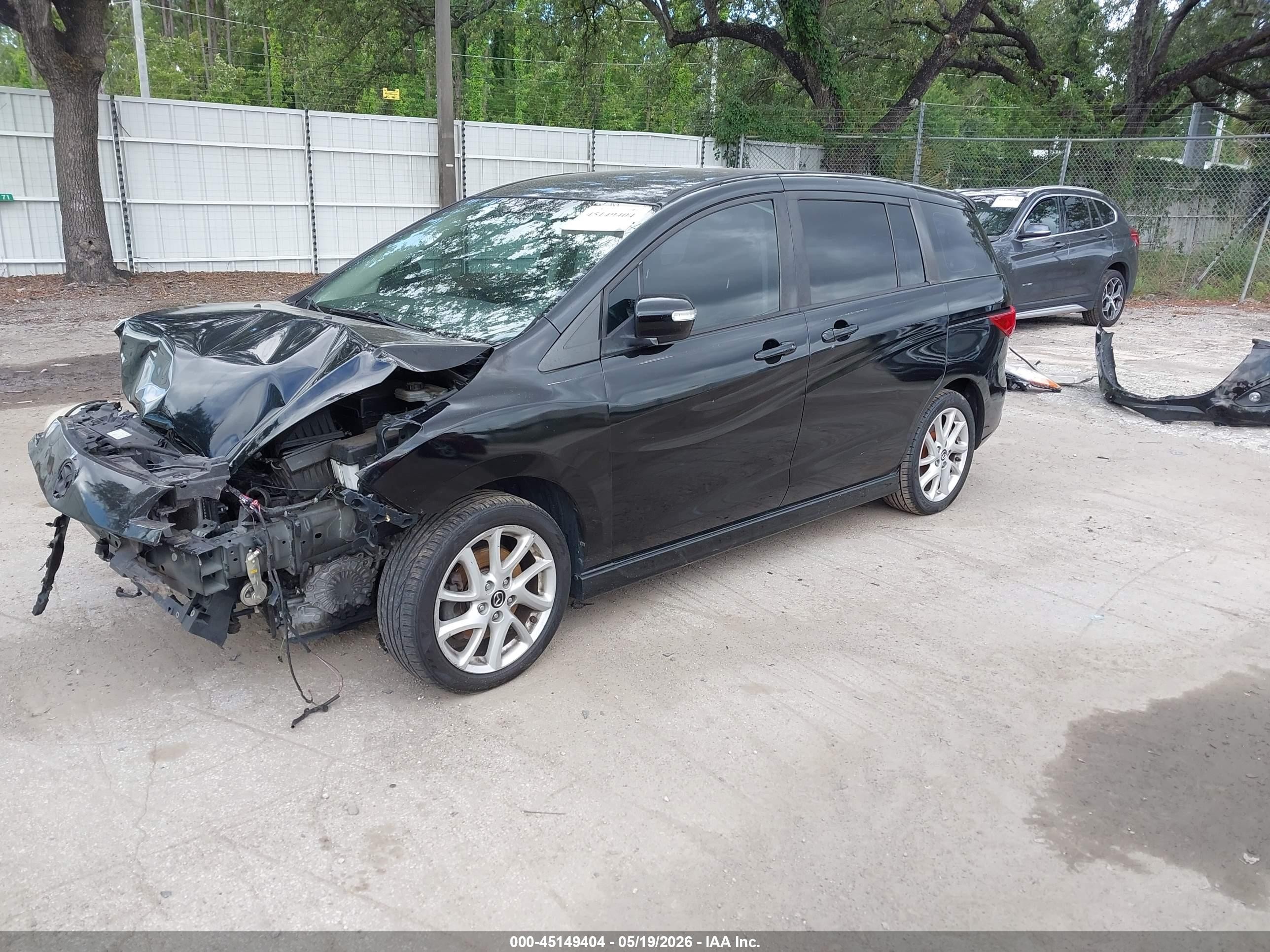 2015 Mazda Mazda5 Touring Black vin: JM1CW2CL8F0182875