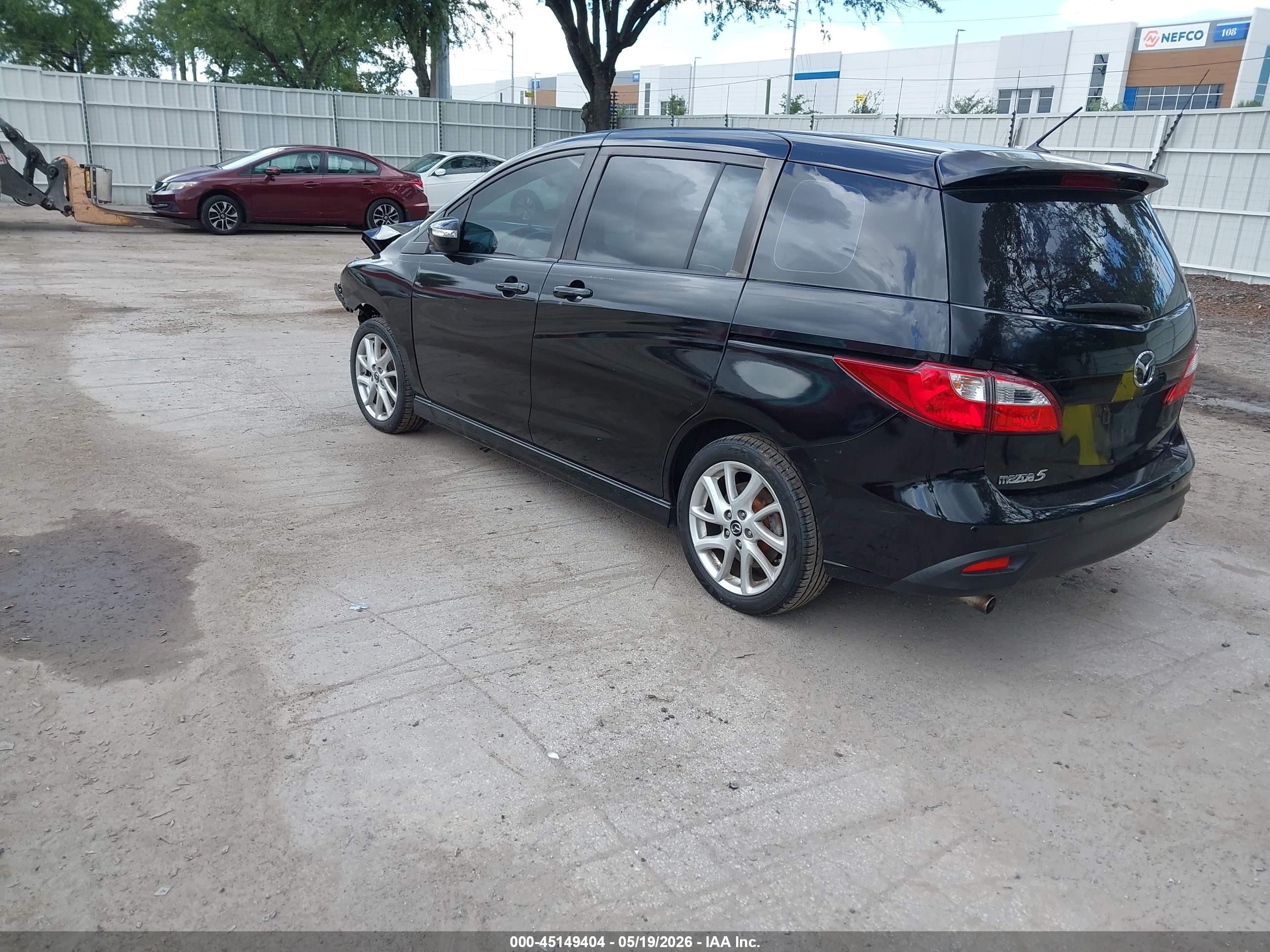 2015 Mazda Mazda5 Touring Black vin: JM1CW2CL8F0182875
