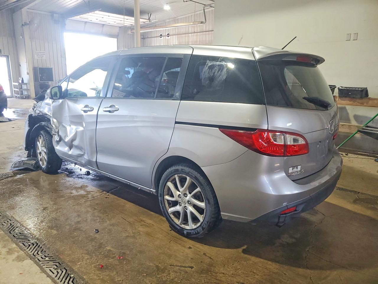 2012 Mazda 5 Silver vin: JM1CW2CL9C0123040