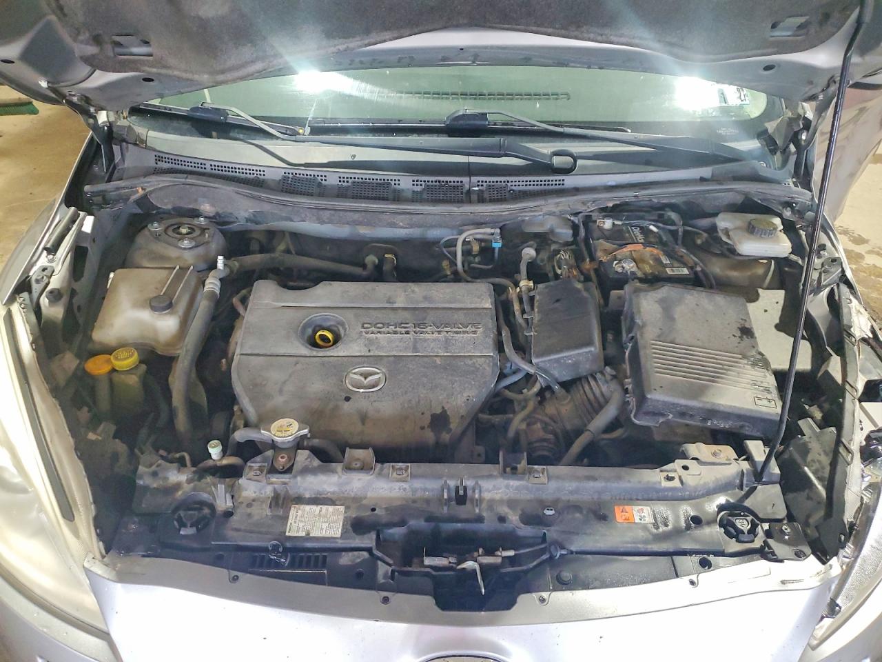 2012 Mazda 5 Silver vin: JM1CW2CL9C0123040