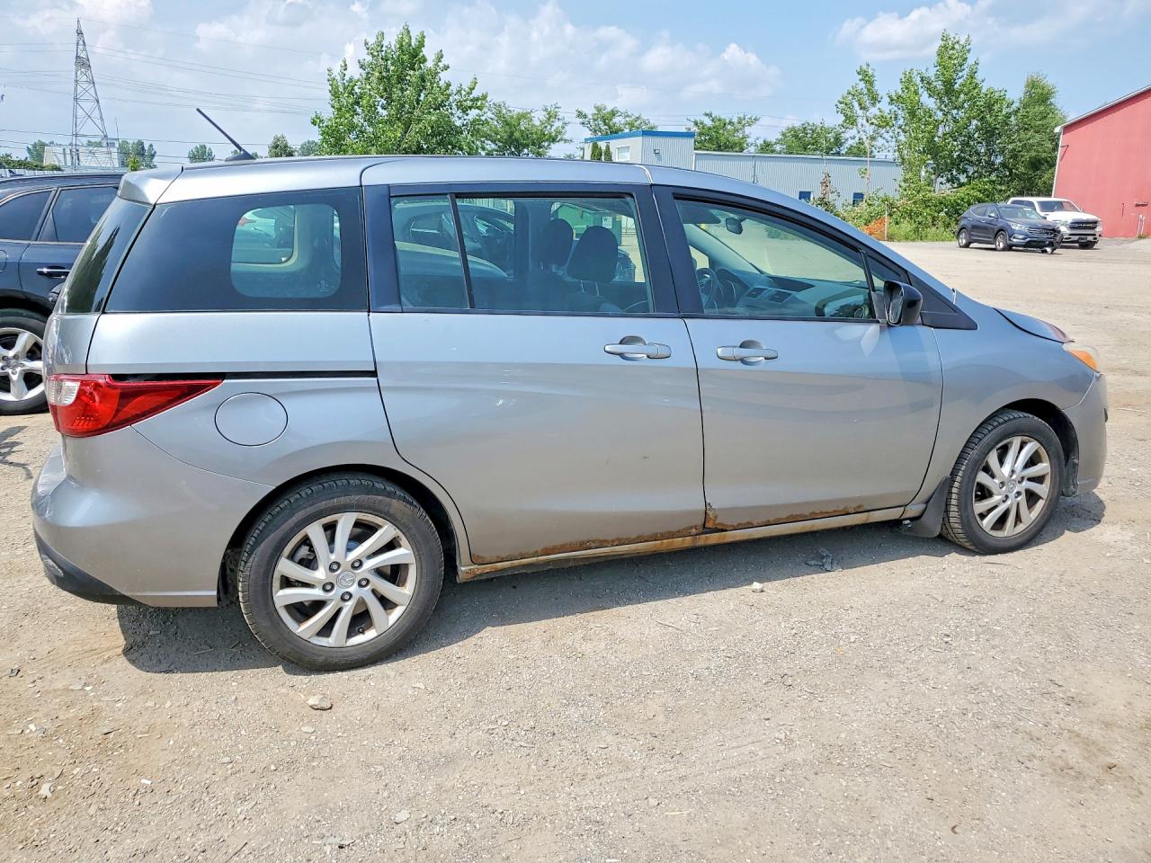 2012 Mazda 5 Silver vin: JM1CW2CL9C0131235