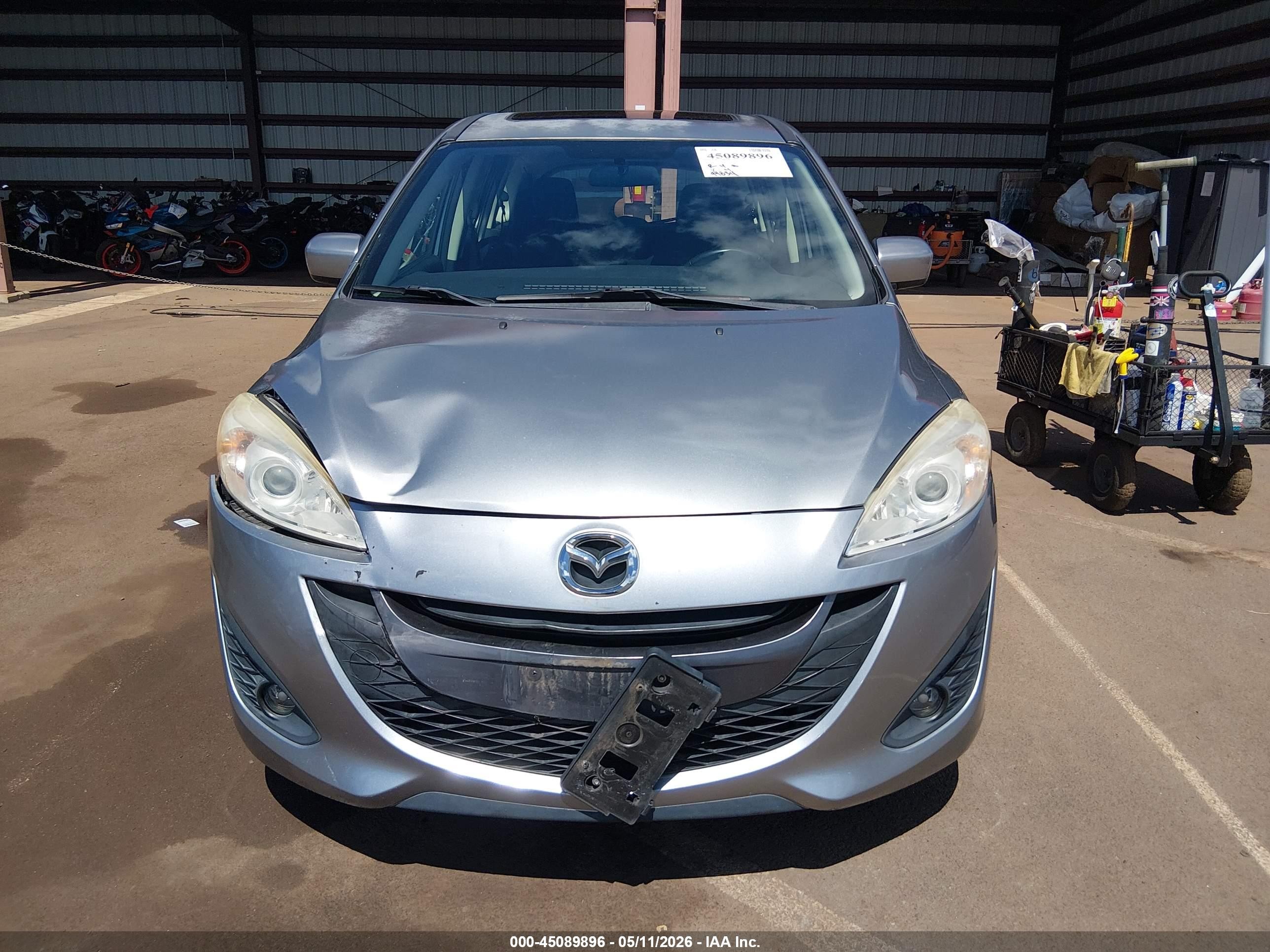 2012 Mazda Mazda5 Touring Black vin: JM1CW2CL9C0140372