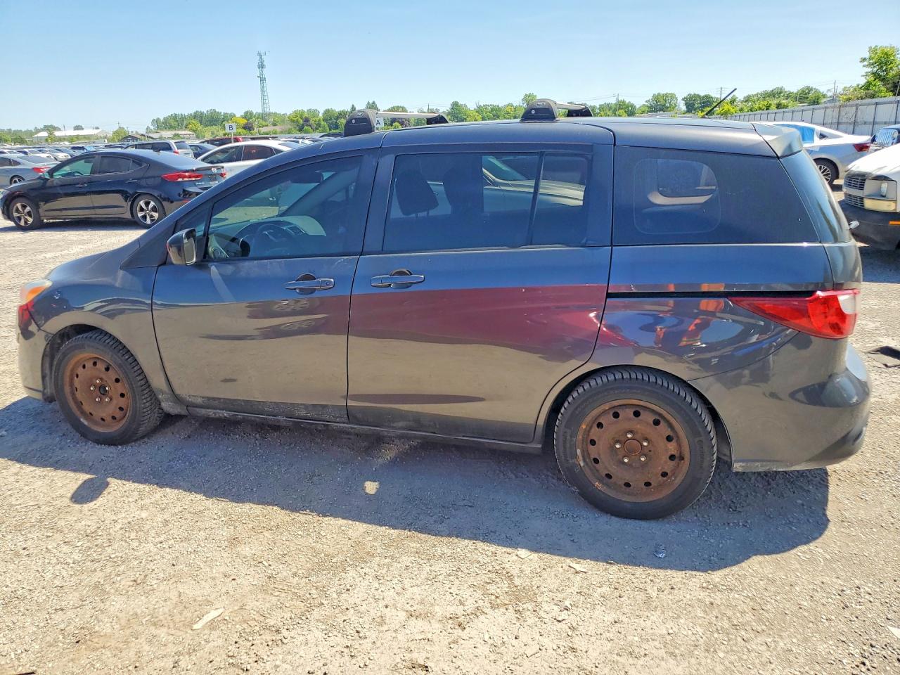 2013 Mazda 5 Gray vin: JM1CW2CL9D0161224