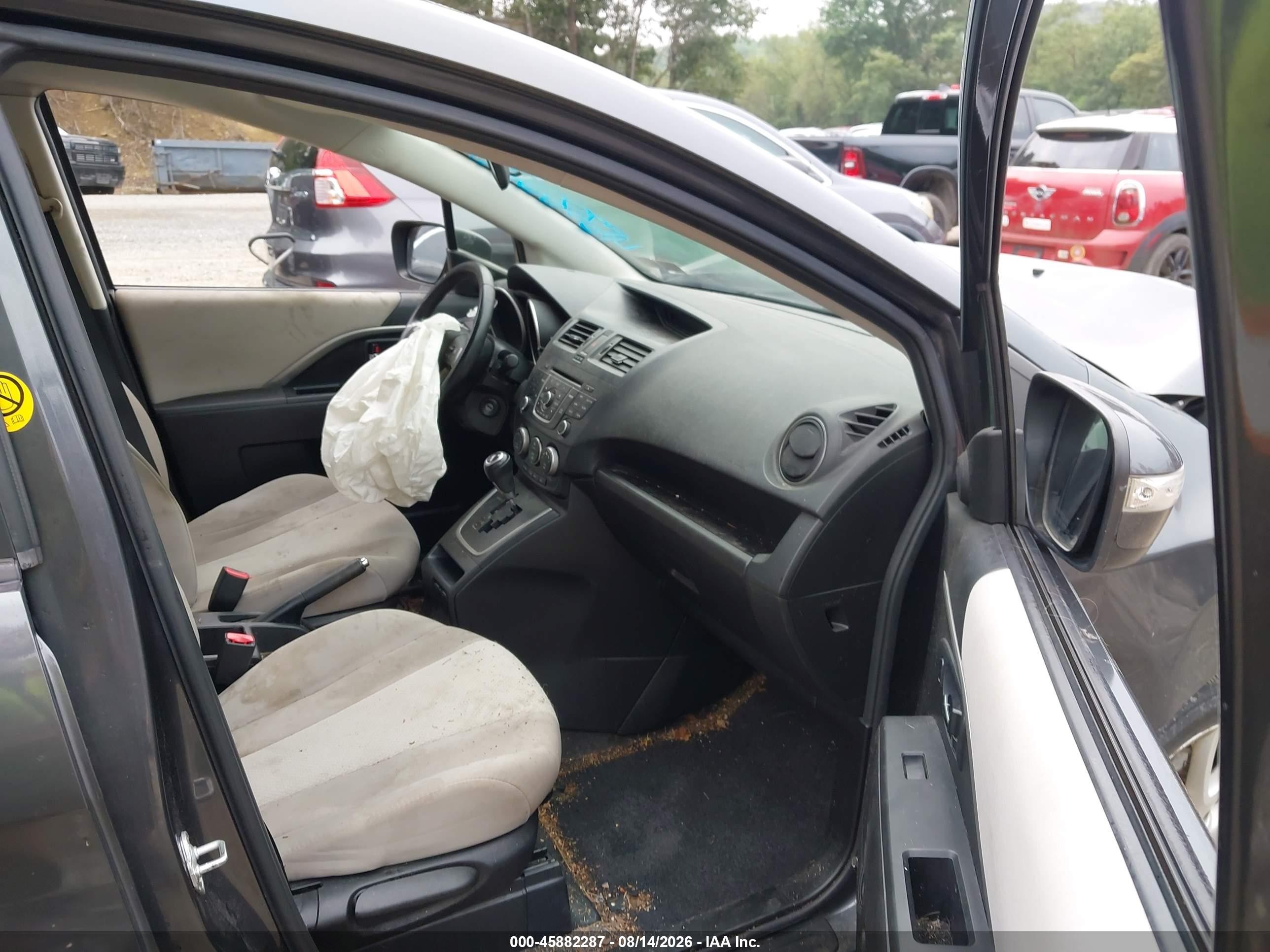 2014 Mazda Mazda5 Touring Gray vin: JM1CW2CL9E0164335