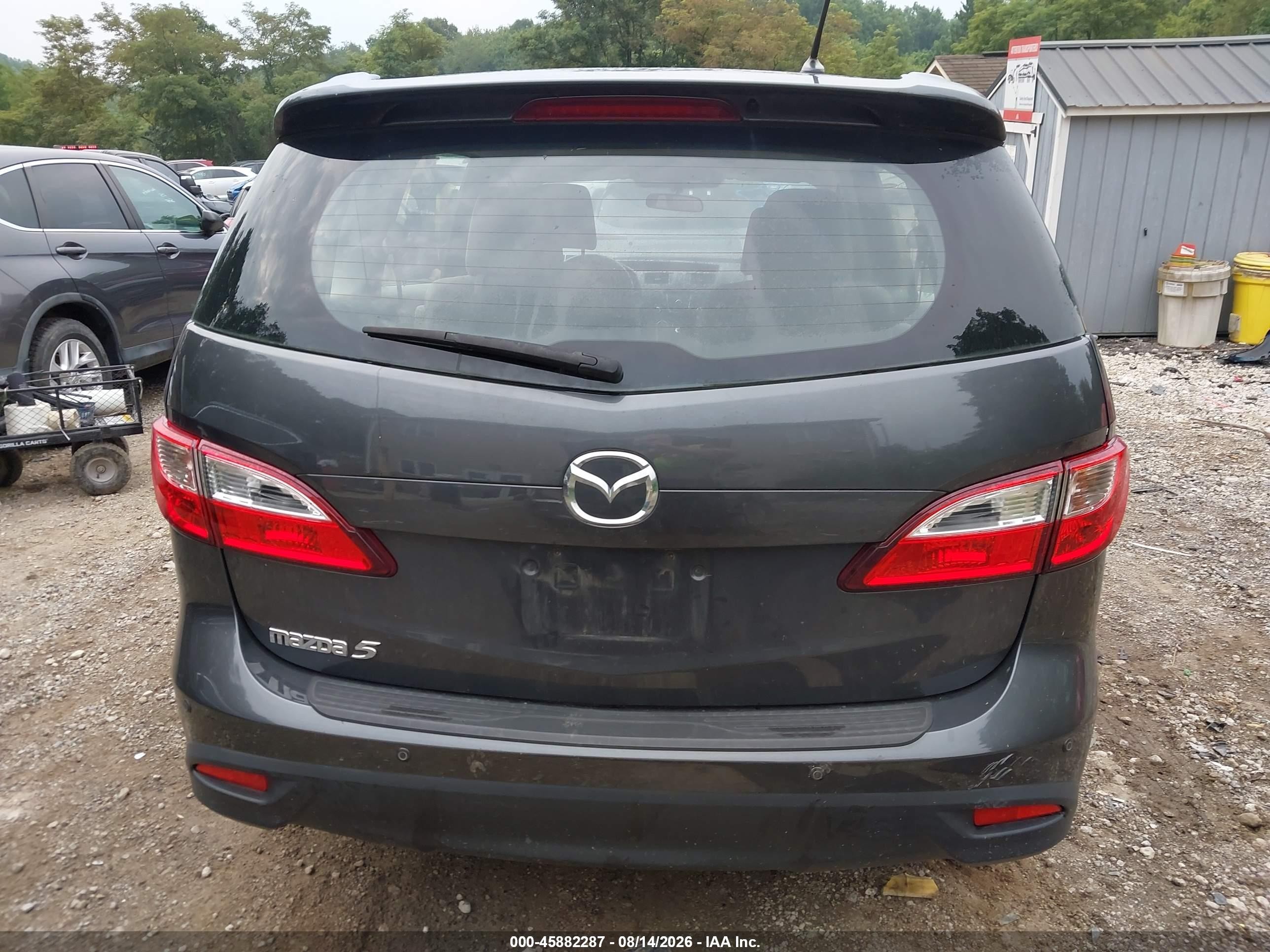 2014 Mazda Mazda5 Touring Gray vin: JM1CW2CL9E0164335