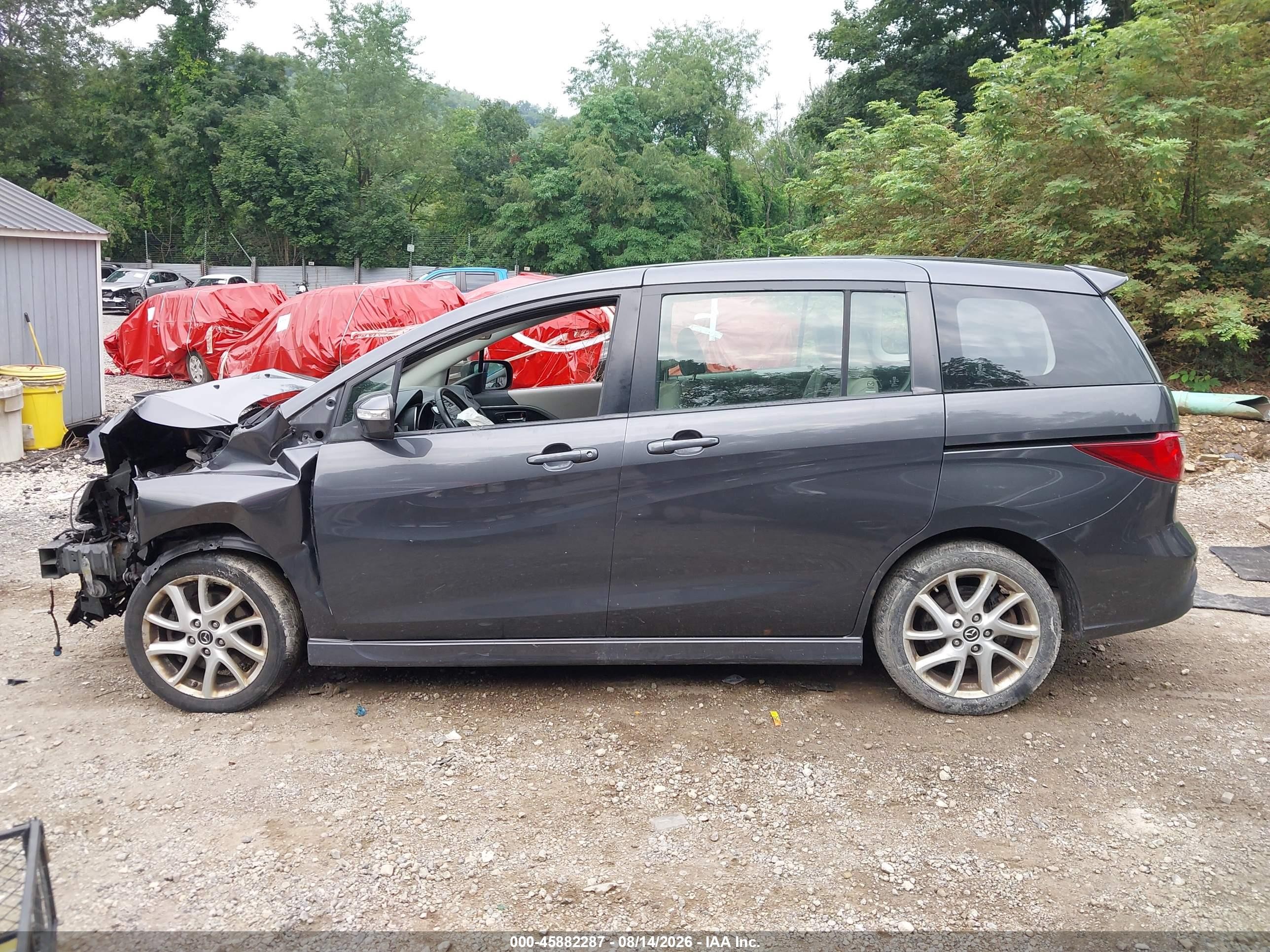 2014 Mazda Mazda5 Touring Gray vin: JM1CW2CL9E0164335