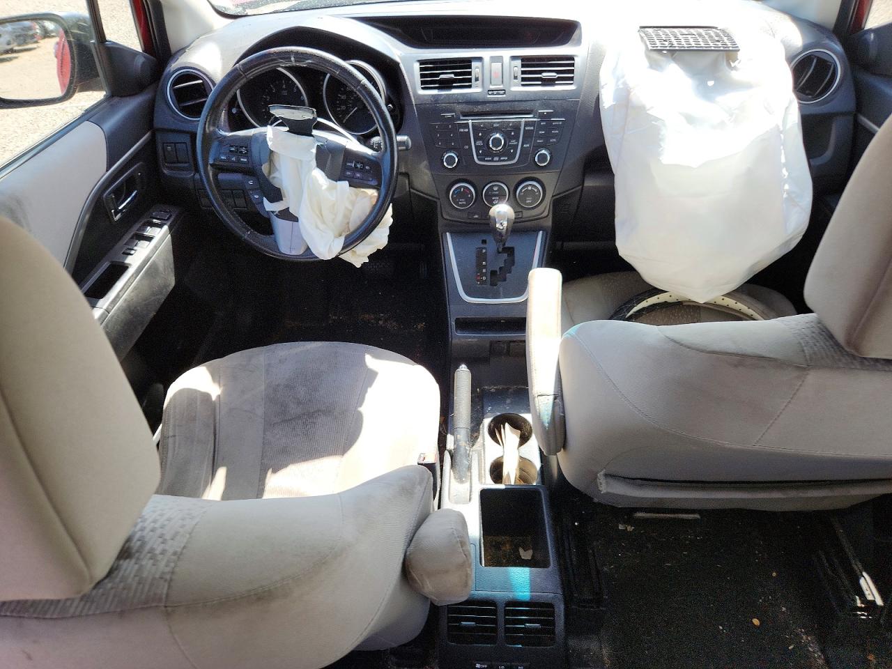 2012 Mazda 5 Темно-бордовый vin: JM1CW2CLXC0107624