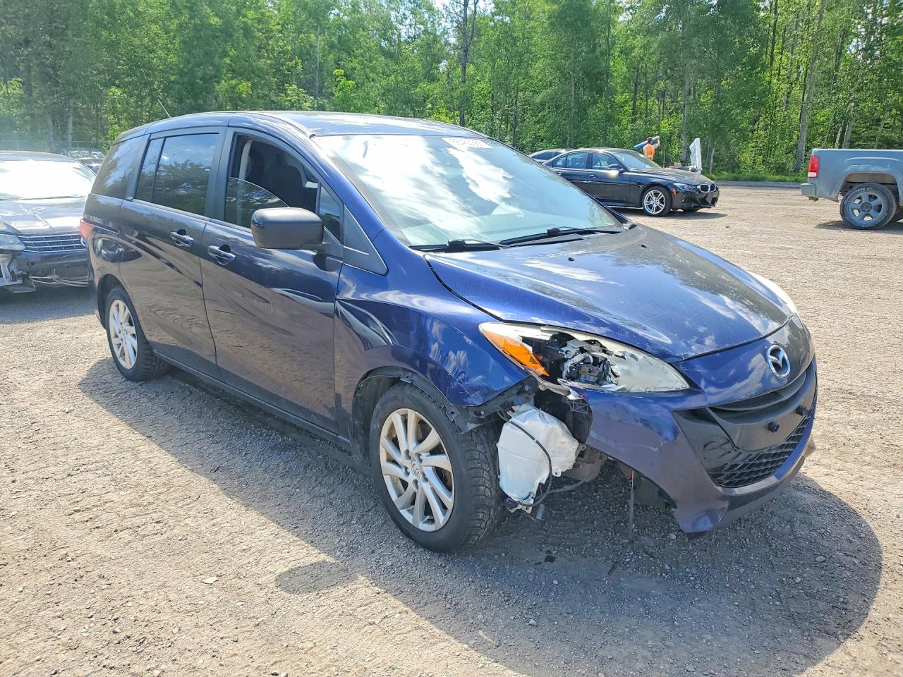 2012 Mazda 5 Blue vin: JM1CW2CLXC0121913