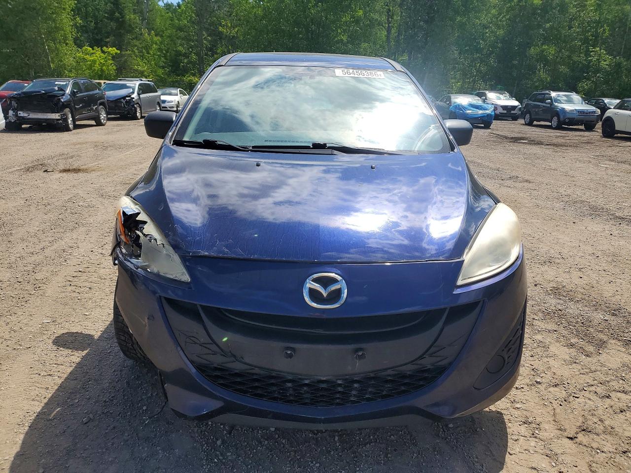 2012 Mazda 5 Blue vin: JM1CW2CLXC0121913