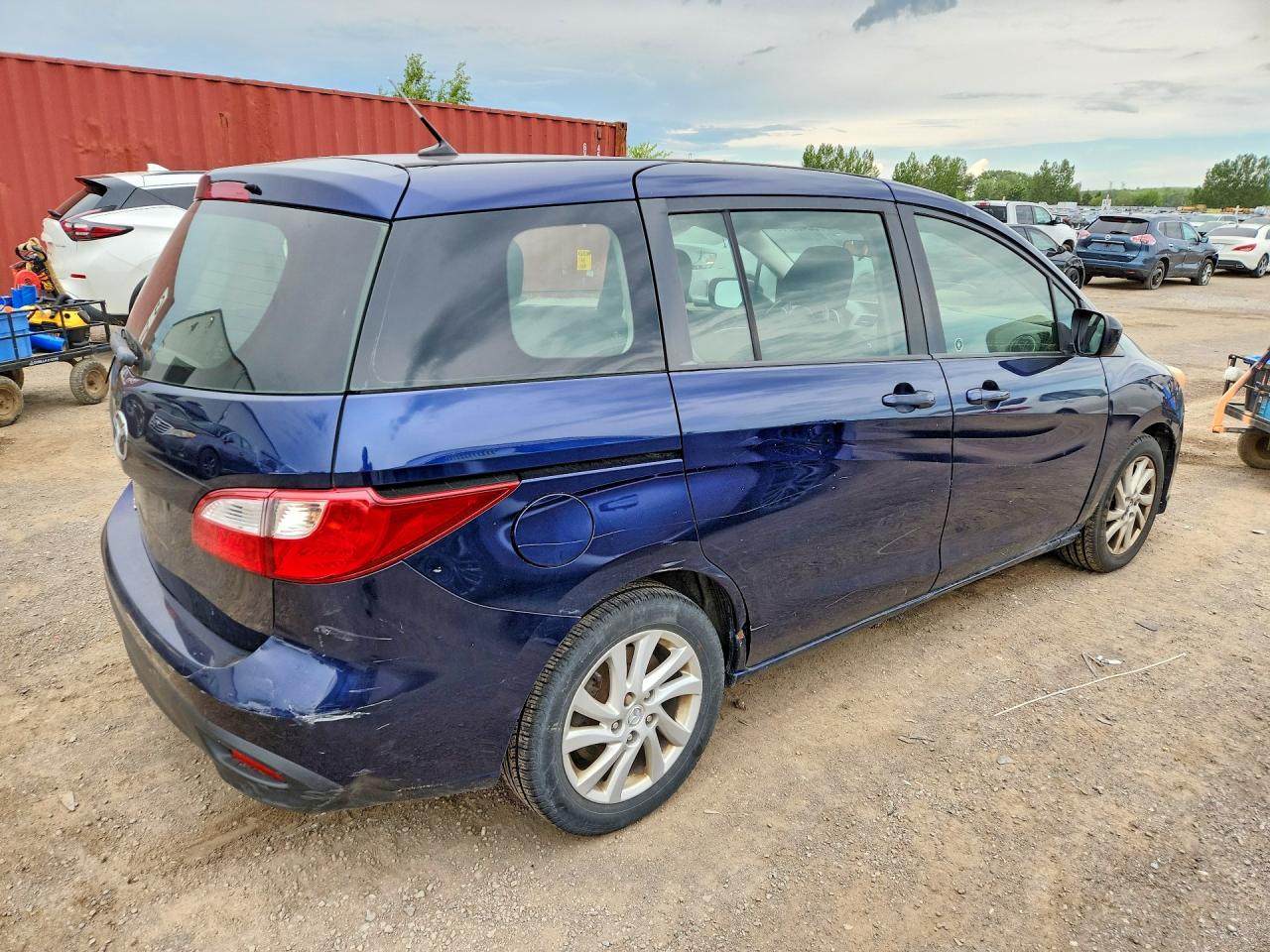 2012 Mazda 5 Синий vin: JM1CW2CLXC0126142