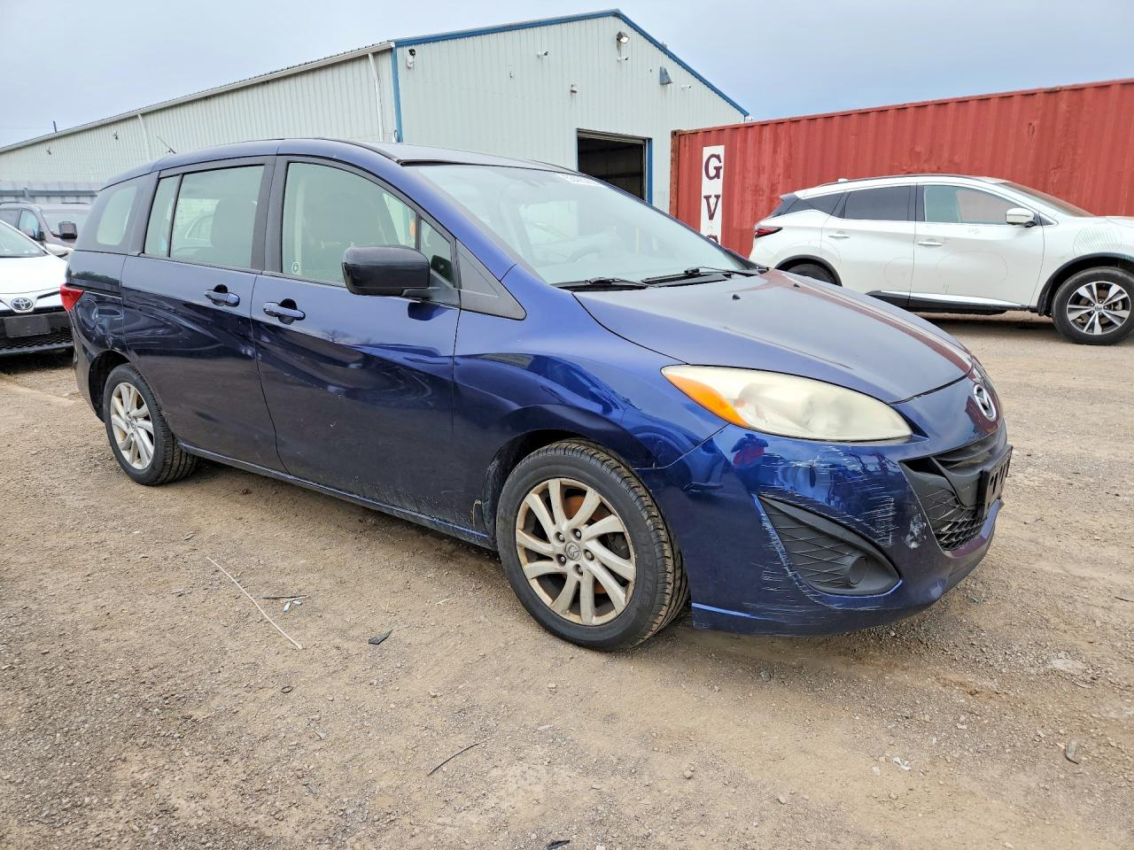 2012 Mazda 5 Синий vin: JM1CW2CLXC0126142
