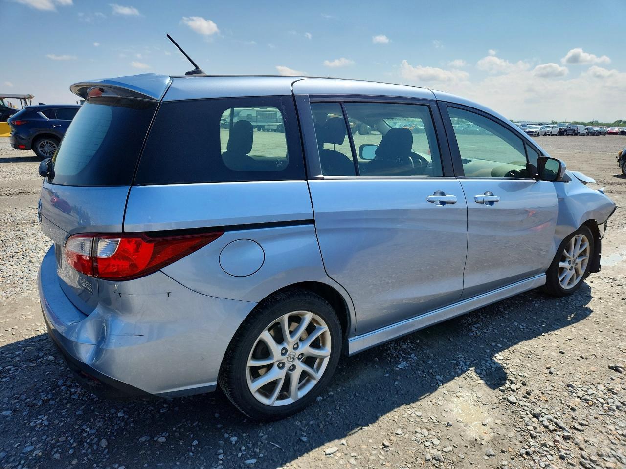 2012 Mazda 5 Silver vin: JM1CW2CLXC0127663