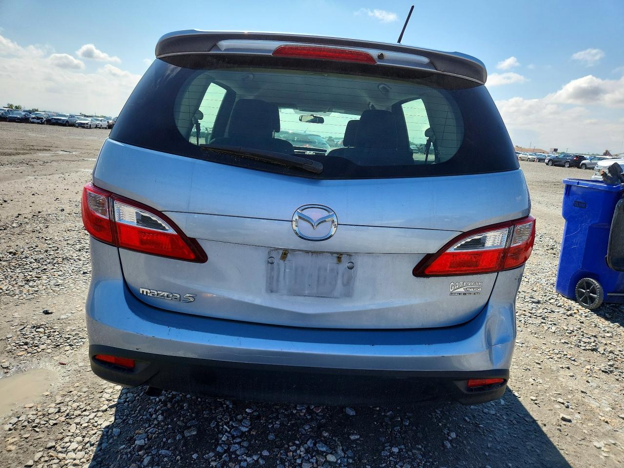 2012 Mazda 5 Silver vin: JM1CW2CLXC0127663