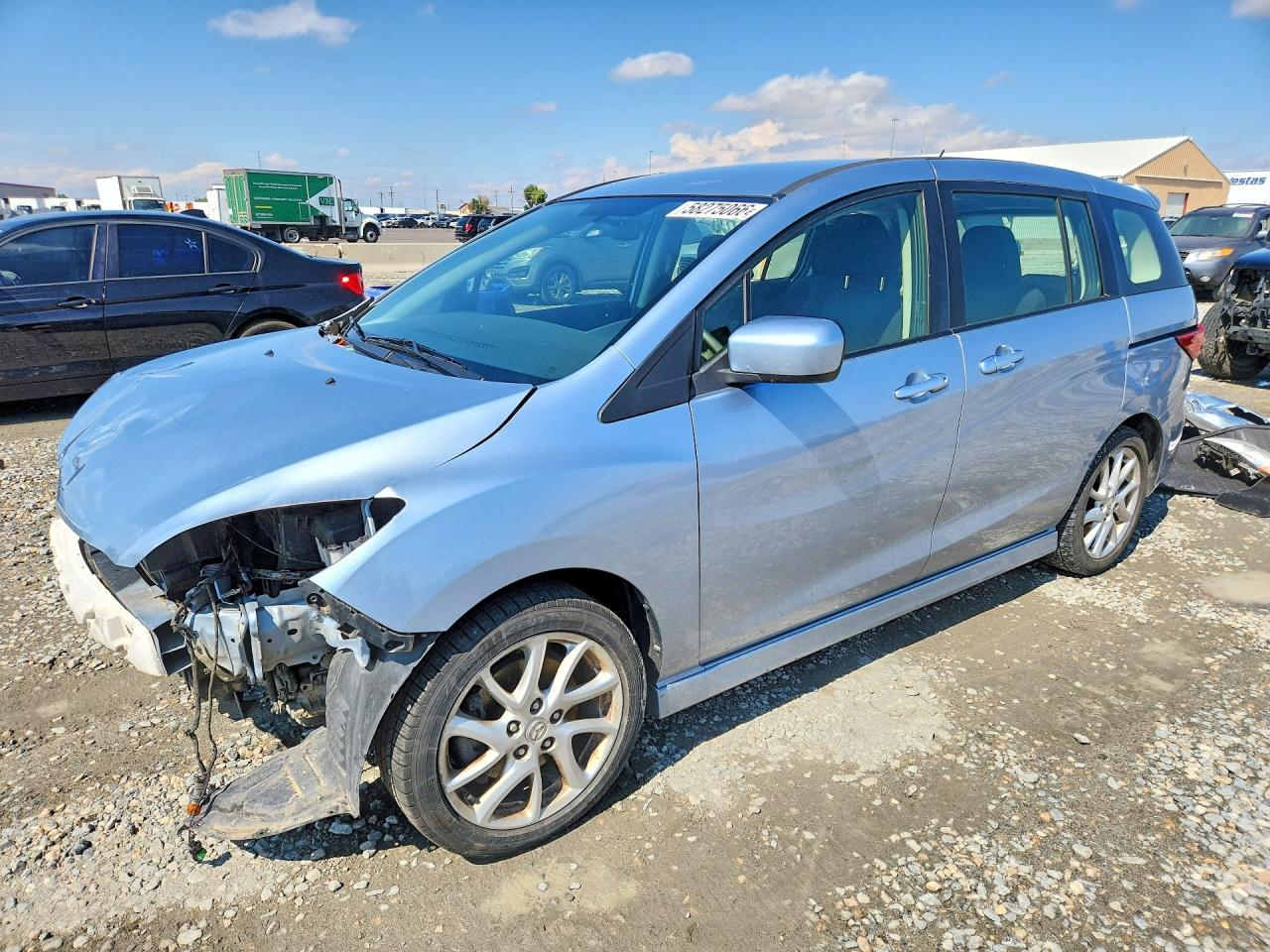 2012 Mazda 5 Silver vin: JM1CW2CLXC0127663