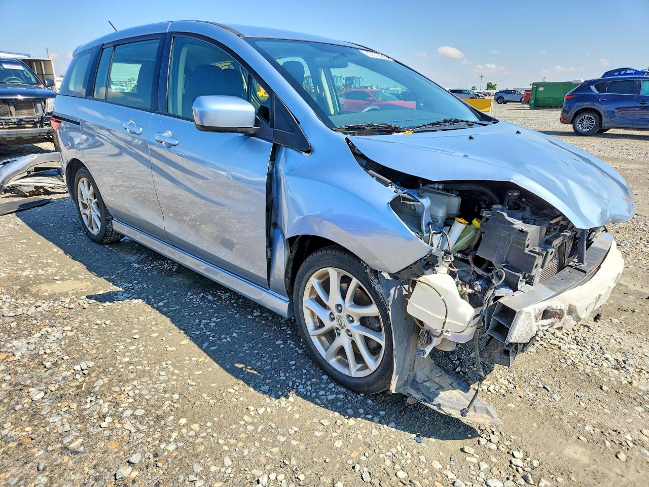 2012 Mazda 5 Silver vin: JM1CW2CLXC0127663