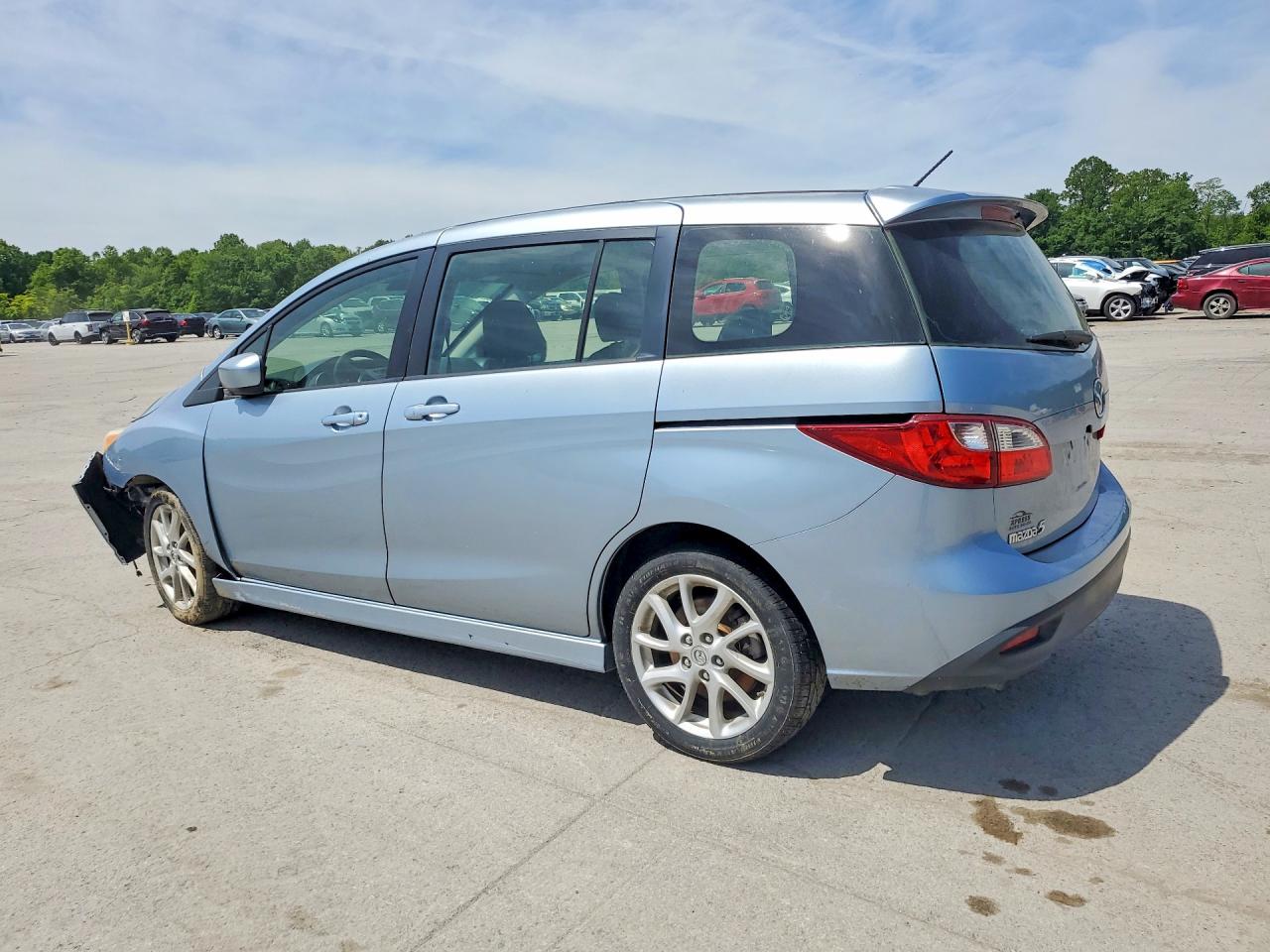 2012 Mazda 5 Blue vin: JM1CW2CLXC0134127