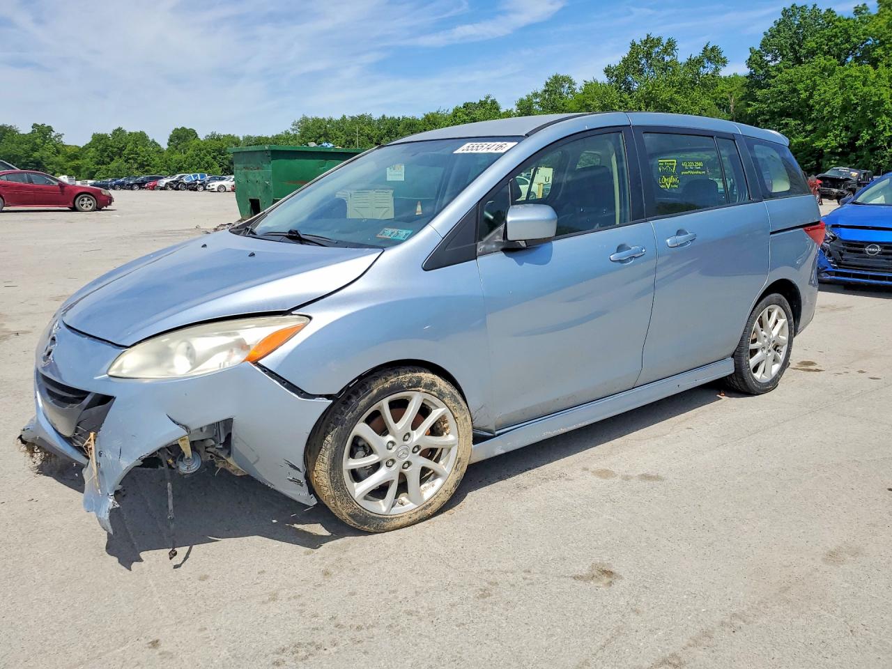 2012 Mazda 5 Blue vin: JM1CW2CLXC0134127